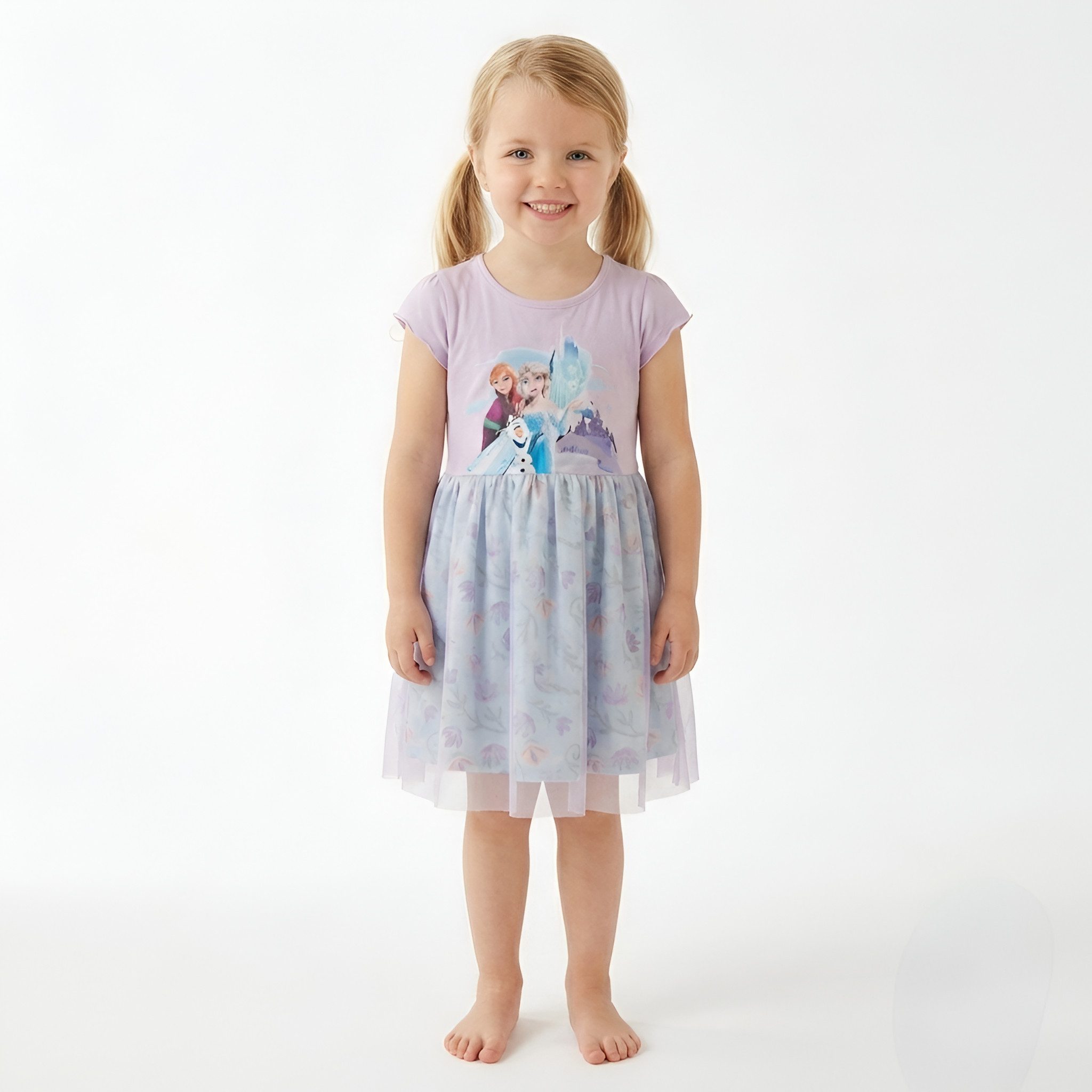 Disney Sommerkleid Disney Die EIskönigin Anna Kinder Mädchen Sommerkleid Kleid