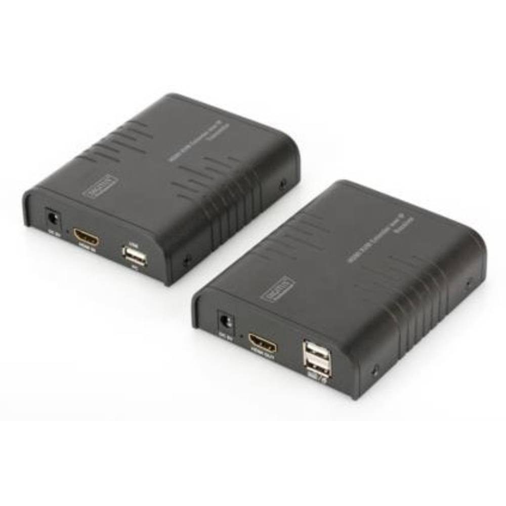 [Neu 2024] ASSMANN Digitus HDMI KVM Extender aus via Computer-Kabel & Sender Set - Ethernet