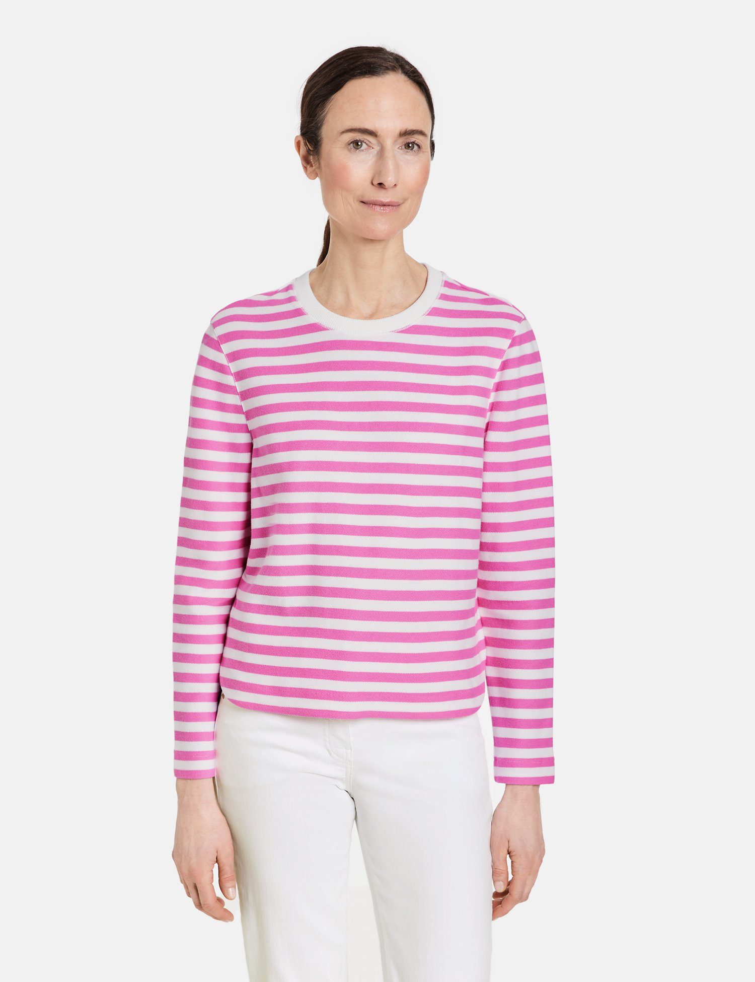 GERRY WEBER Langarmshirt Gestreiftes Langarmshirt