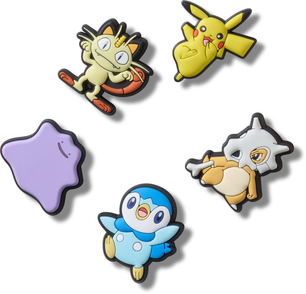 Crocs Schuhanstecker Jibbitz™ Pokemon Variety (Set, 5-tlg., Kein Spielzeug. Nicht für Kinder unter 3 Jahren geeignet), Charm, Anstecker für Crocs Schuhe