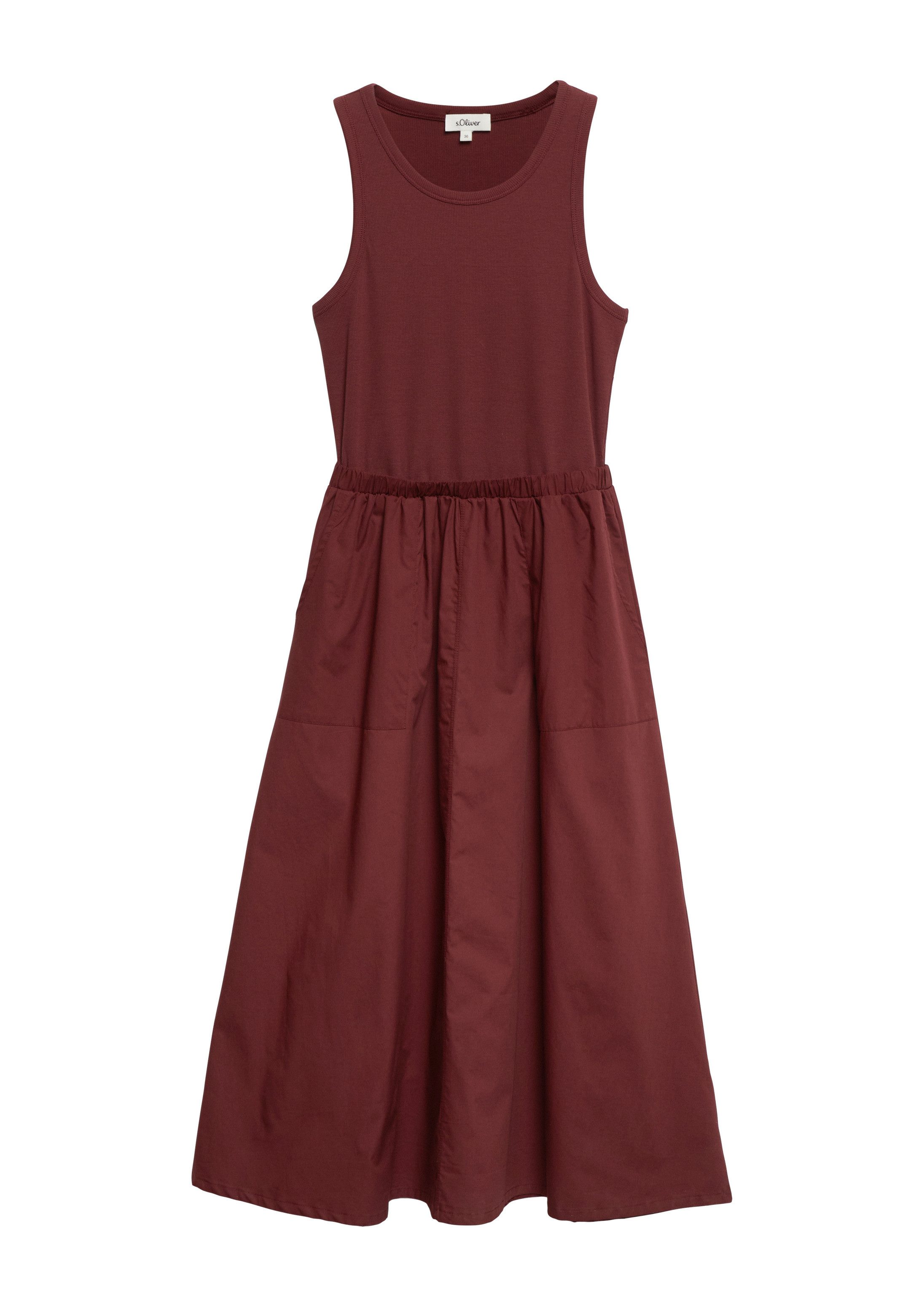 s.Oliver Midikleid Kleid Fabricmix-Kleid