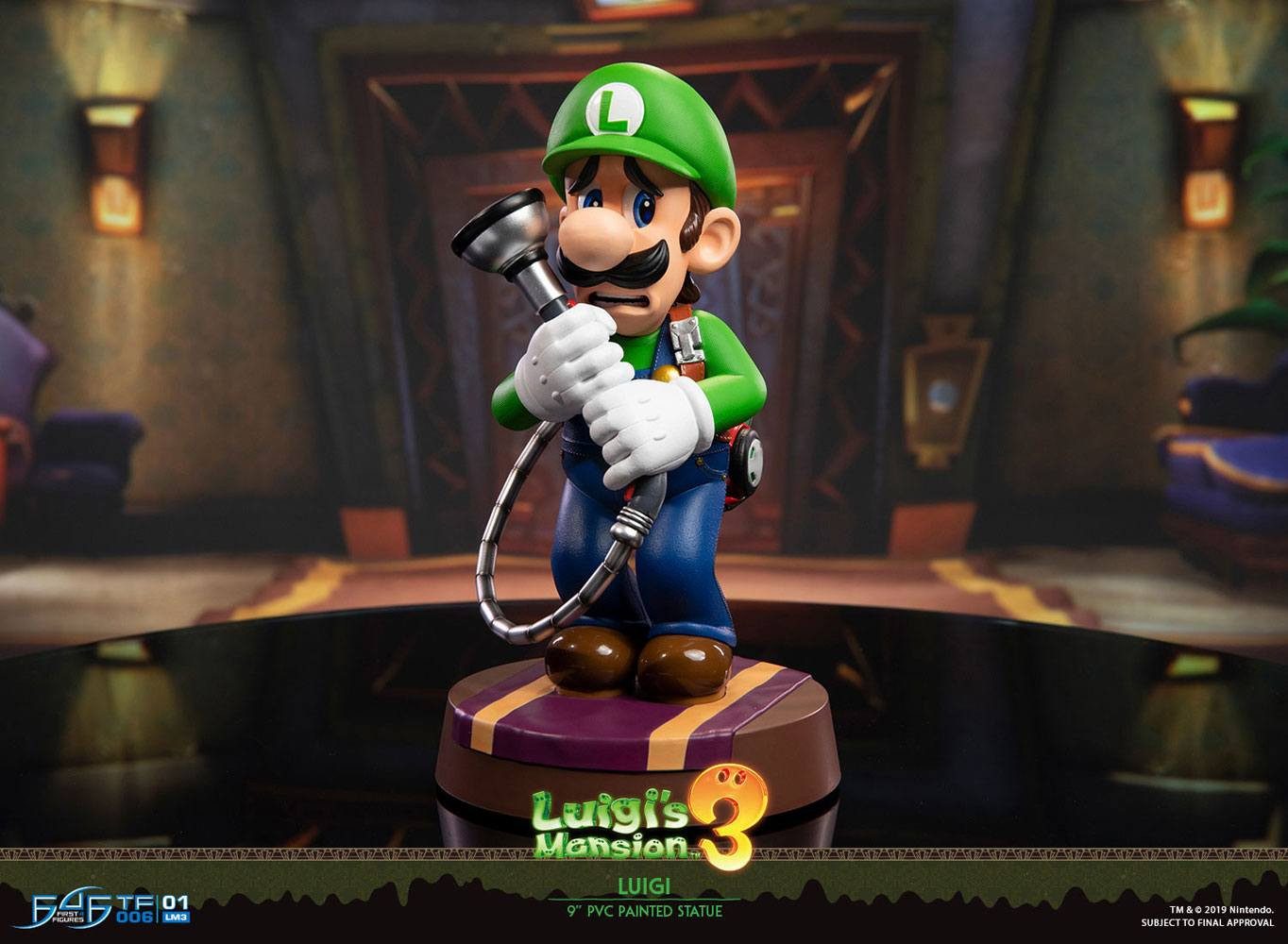 First 4 Figures Comicfigur Luigi's Mansion 3 PVC Statue Luigi 23 cm (1 St)