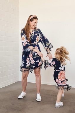 shopandmarry Kimono Kimono im Set für Mama und Tochter, Kimono-Kragen, Bindegürtel, Mini Me Set für Mama und Kinder