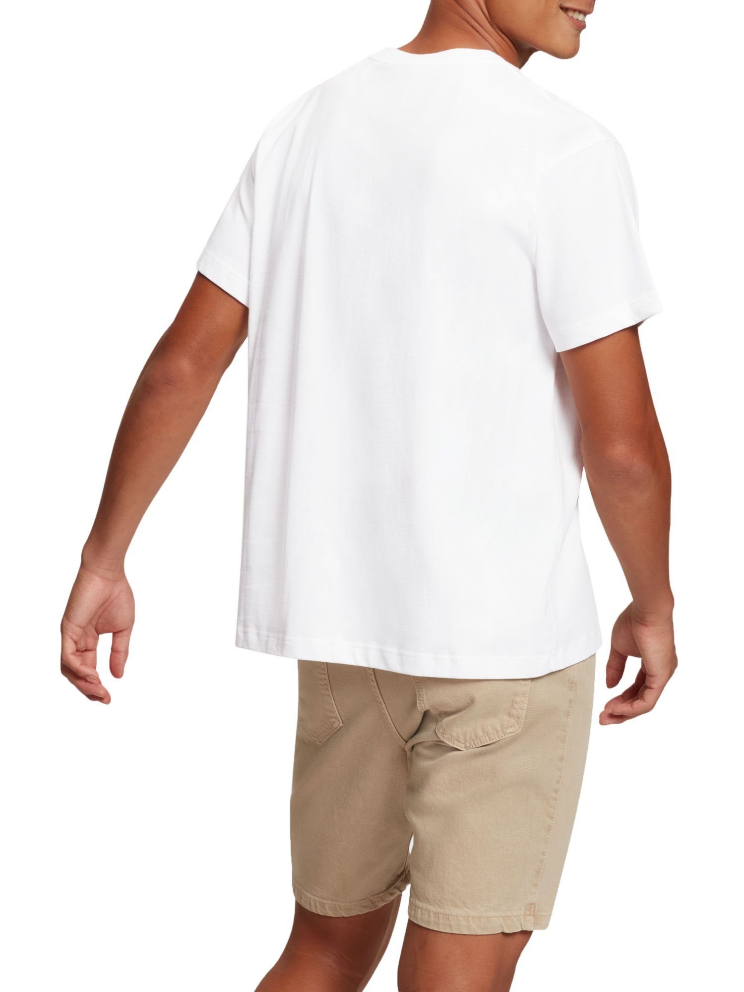 T-Shirt Grafik-Logo WHITE T-Shirt mit Esprit Yagi Archive (1-tlg)
