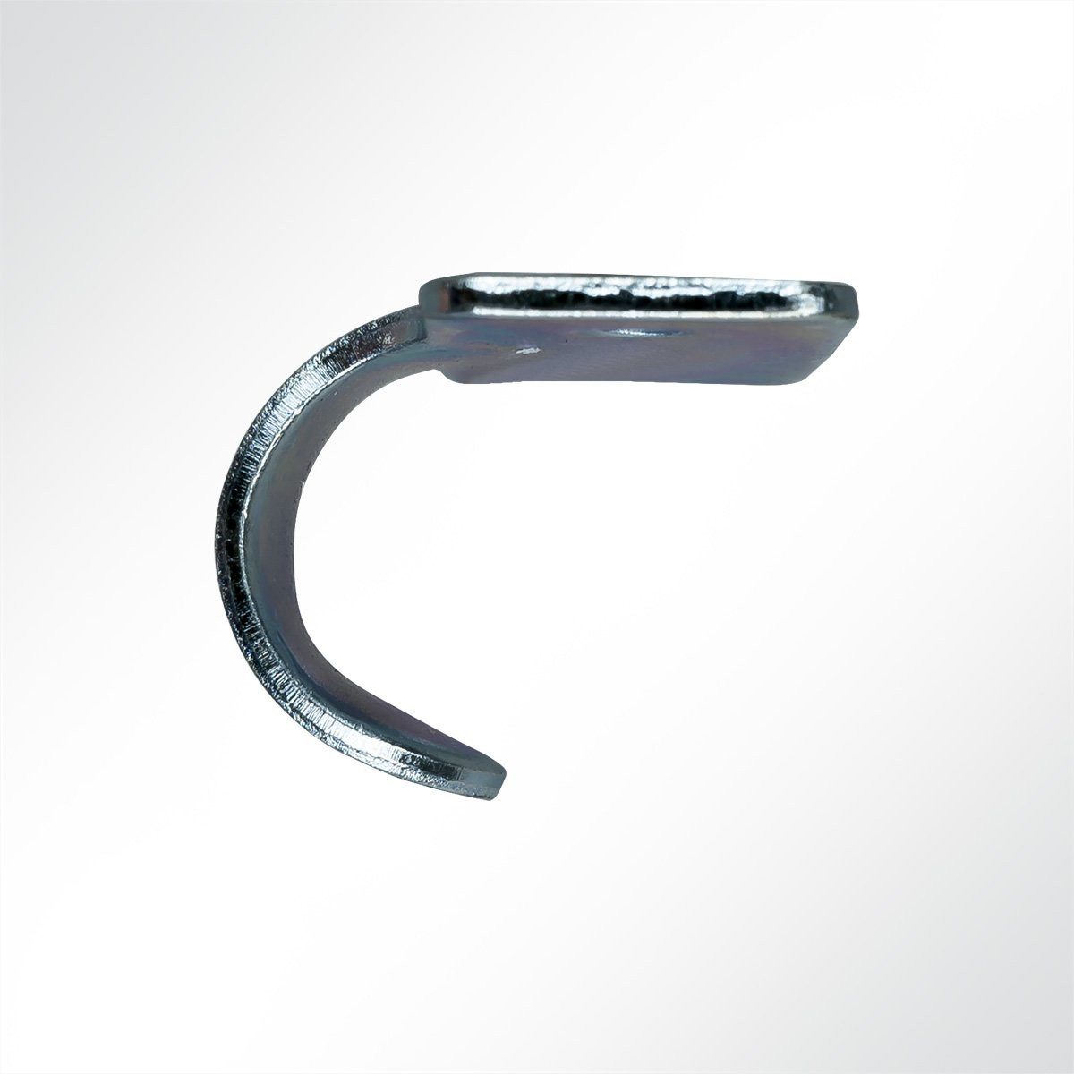 LYSEL® Halter Abspannhaken, Befestigungshaken, verzinkt, (1-St), 59 x 21 mm [L x B]