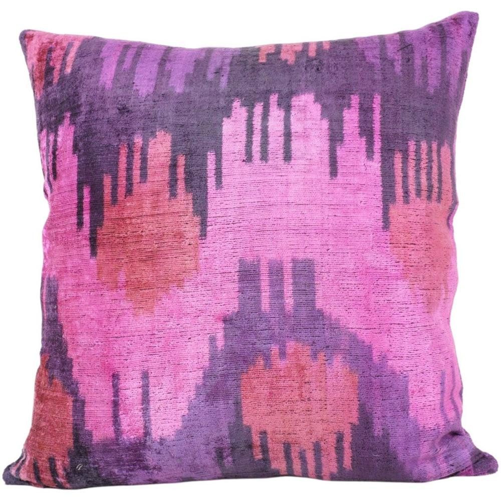 Thanks, A LOT Kissenhülle Thanks A LOT Kissenhülle Silk-Velvet Pink-Lila-Rose 50 x 50 cm