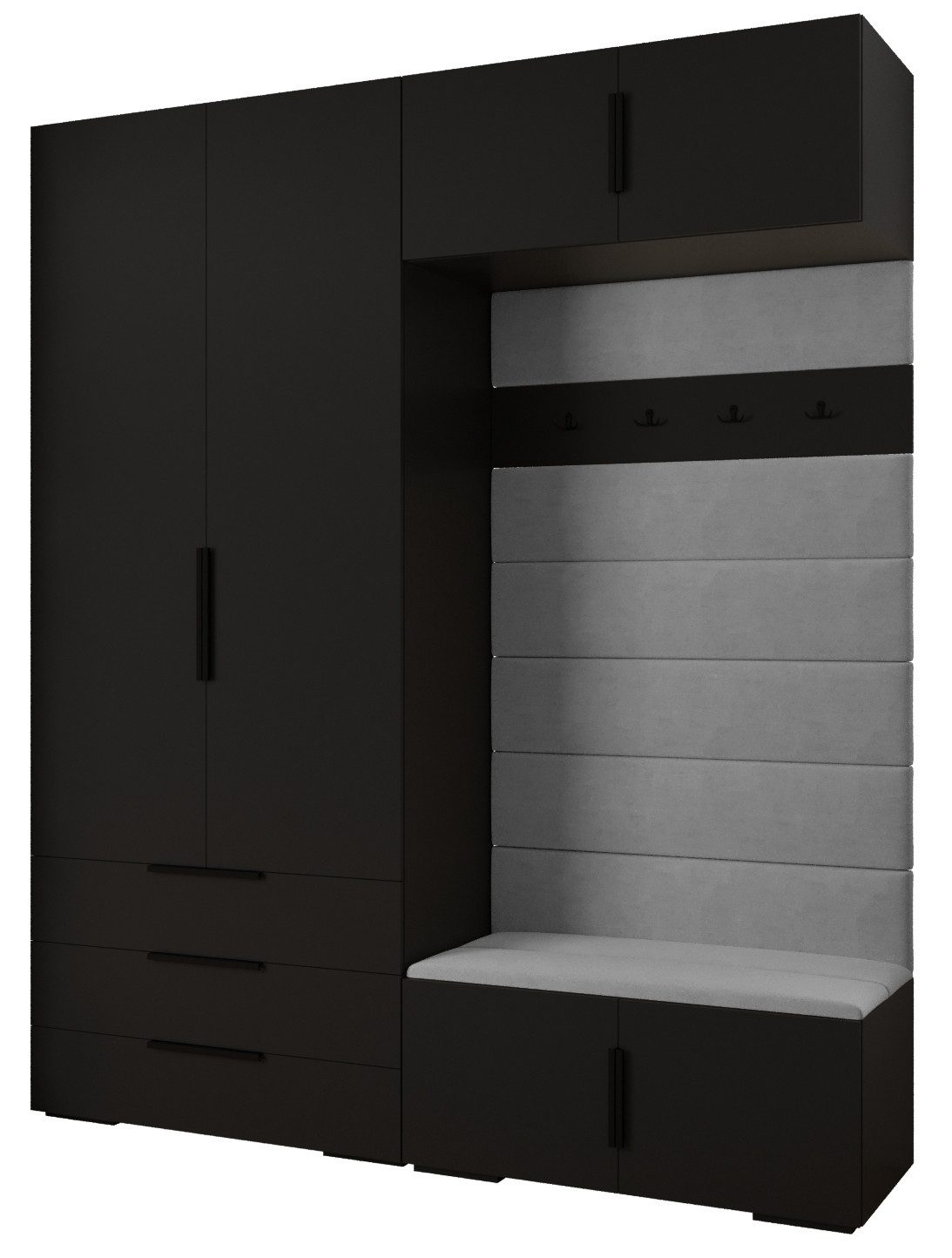 ABIKS MÖBEL Kompaktgarderobe INOVA 1 SATZ günstig online kaufen