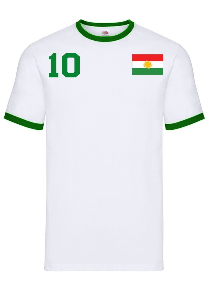 Blondie & Brownie T-Shirt Herren Kurdistan Sport Trikot Fußball Handball Meister WM