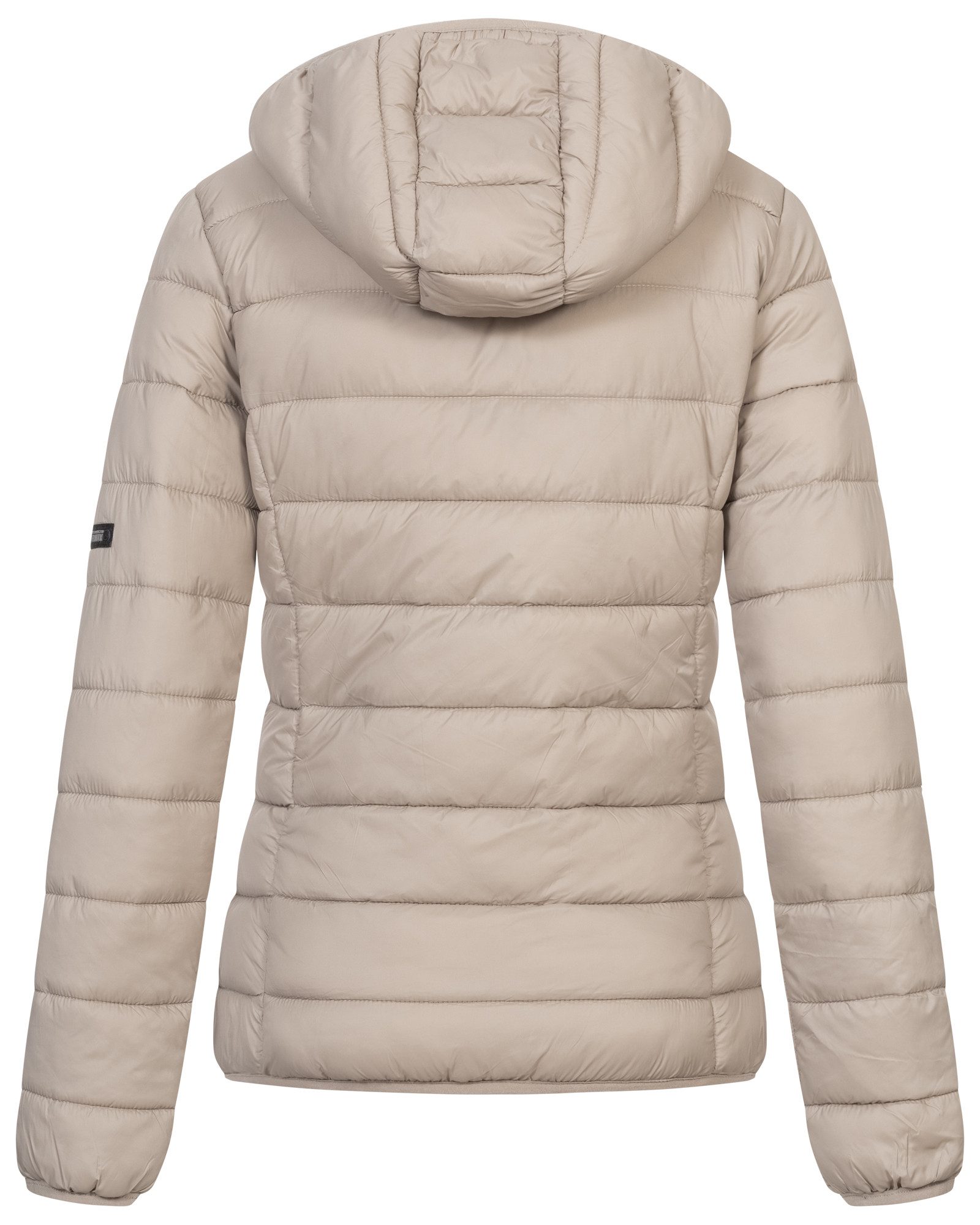 Geographical Norway Steppjacke Damen Frühlings Jacke Steppjacke Outdoor Übergangsjacke leicht Kapuze