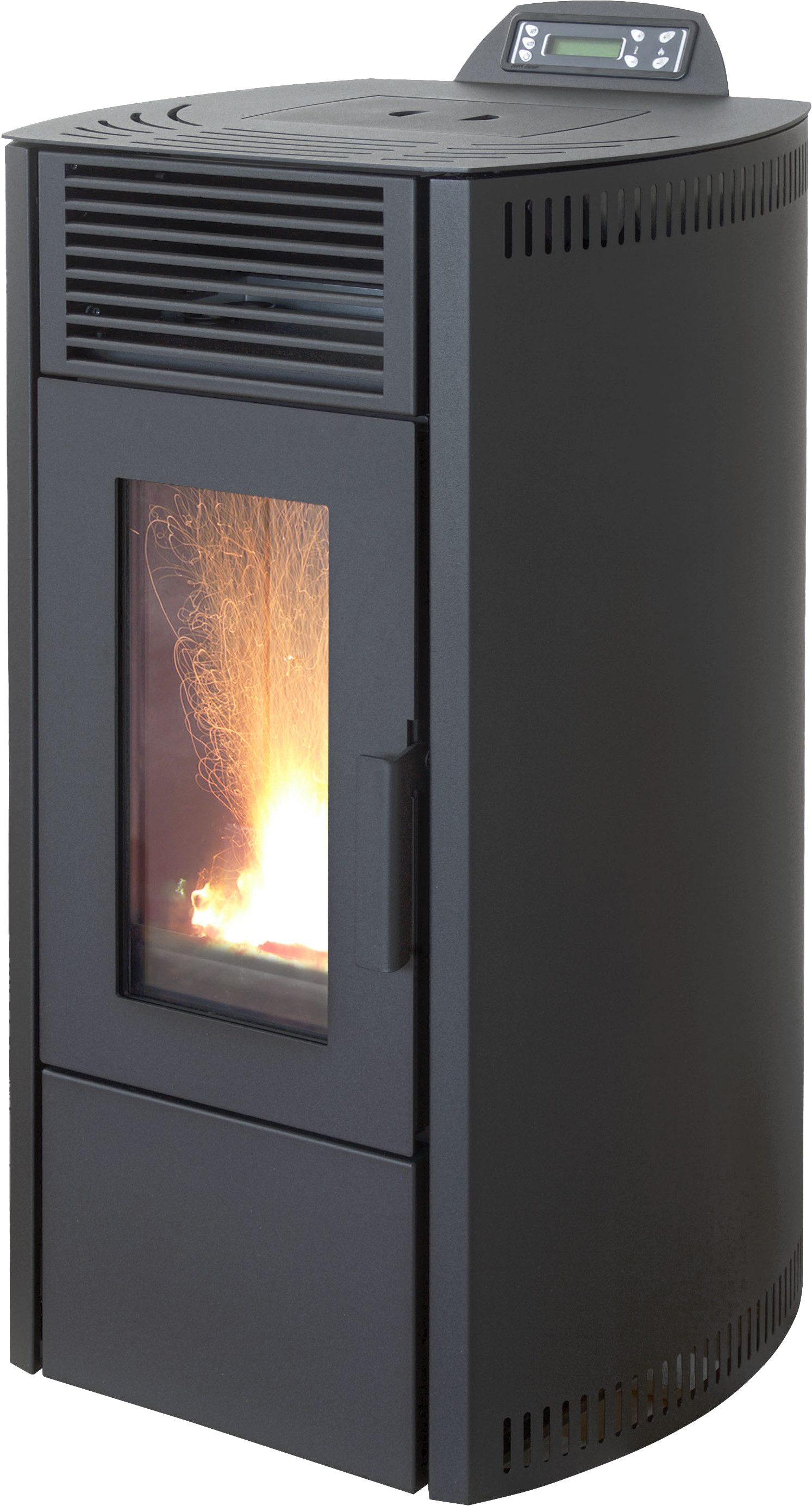 ROWI Pelletofen 9 kW - HPO 9/1 OVALE NOVA, 8,7 kW, Smart Home ready