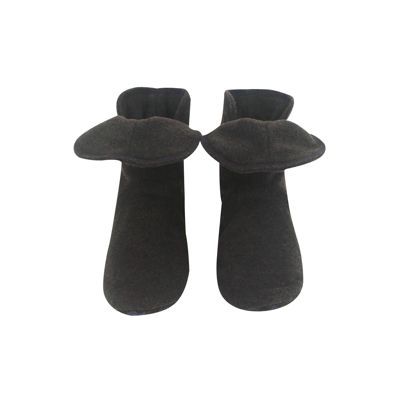 RAIKOU Hausstiefel Haussocken super flauschige Hüttenschuhe Hausschuh aus Micro Fleece mit ABS und Rutschfester Sohle