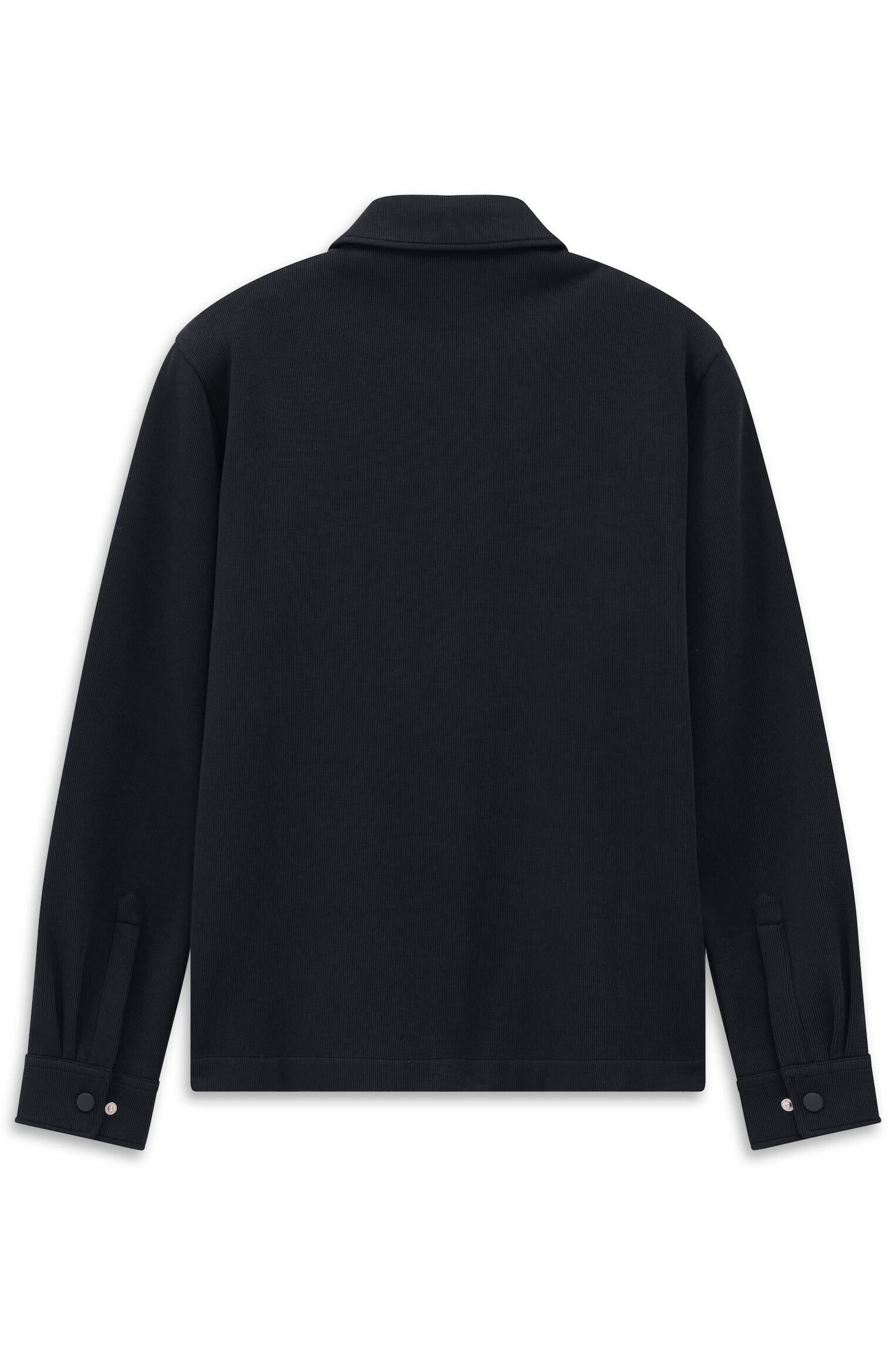 bugatti Sweatjacke Modern Fit mit Druckknöpfen