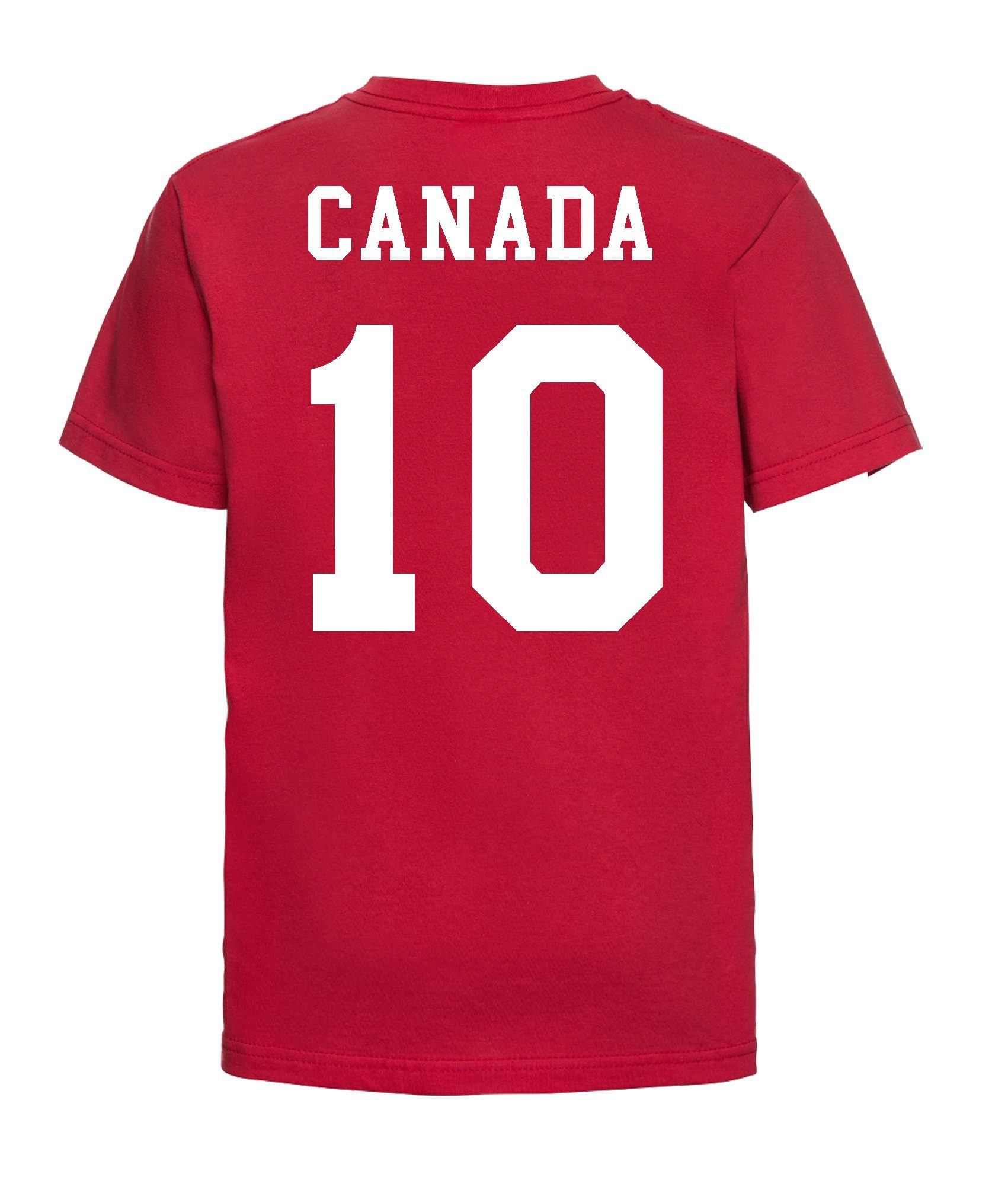 Youth Designz T-Shirt Kanada Kinder Shirt im Fußball Trikot Look mit trendigem Motiv