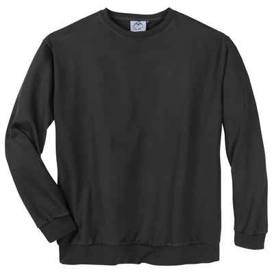AHORN SPORTSWEAR Sweater Große Größen Herren Sweatshirt schwarz Ahorn Sportswear