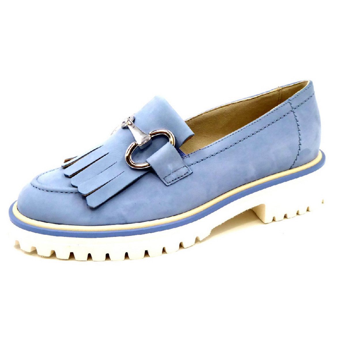 Sportliche Slipper für Damen in blau Slipper