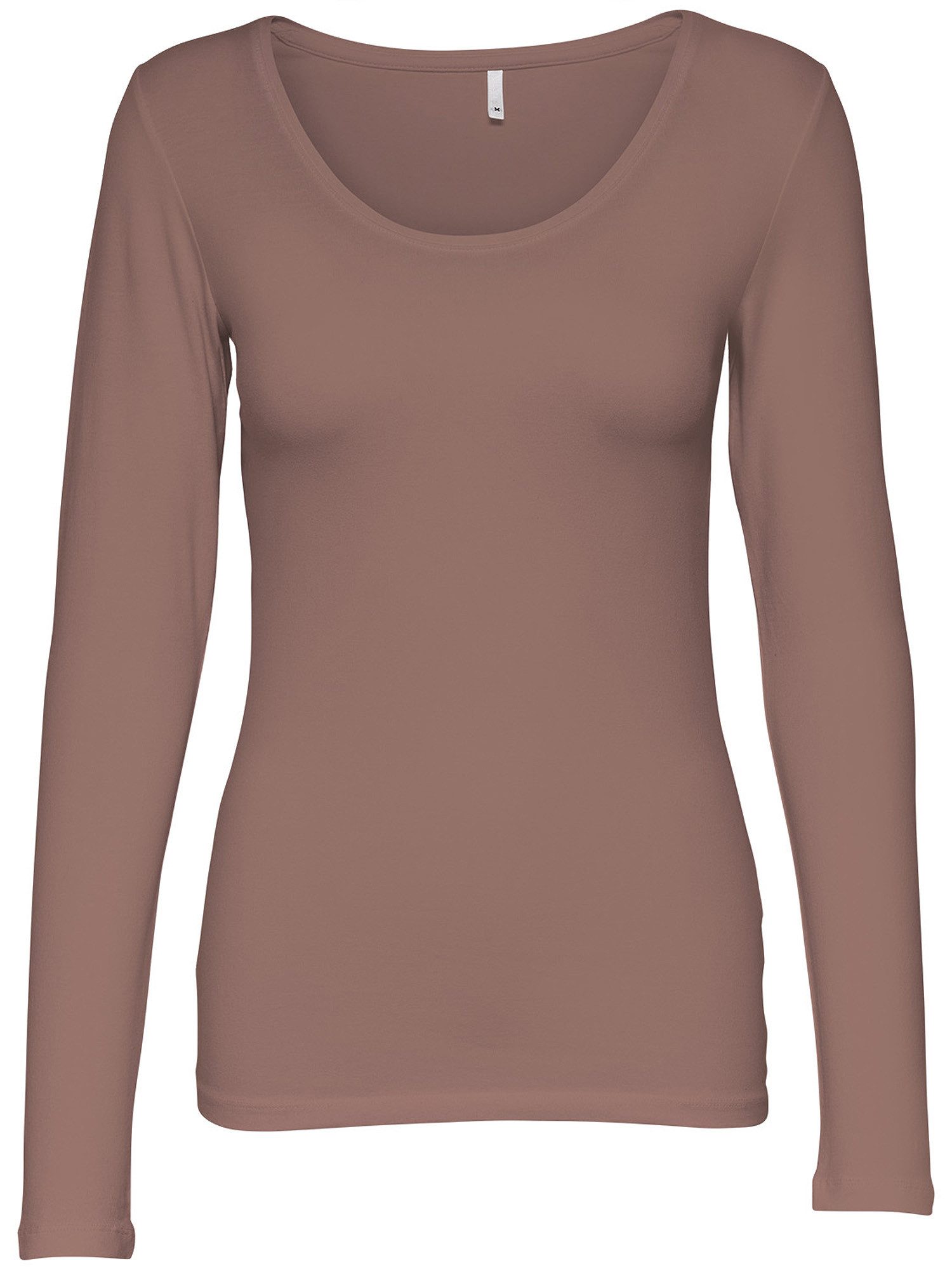 ONLY Langarmshirt Live Love NEW Longsleeve (3-tlg., 3er Pack) Figur betont, elastische Baumwollqualität