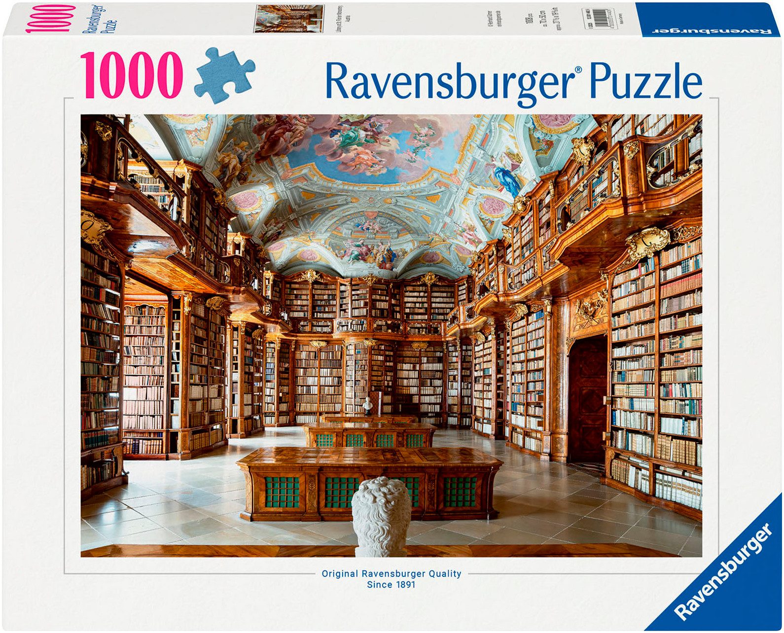 Ravensburger Puzzle Bibliothek in St. Florian Monastery, Österreich, 1000 P günstig online kaufen