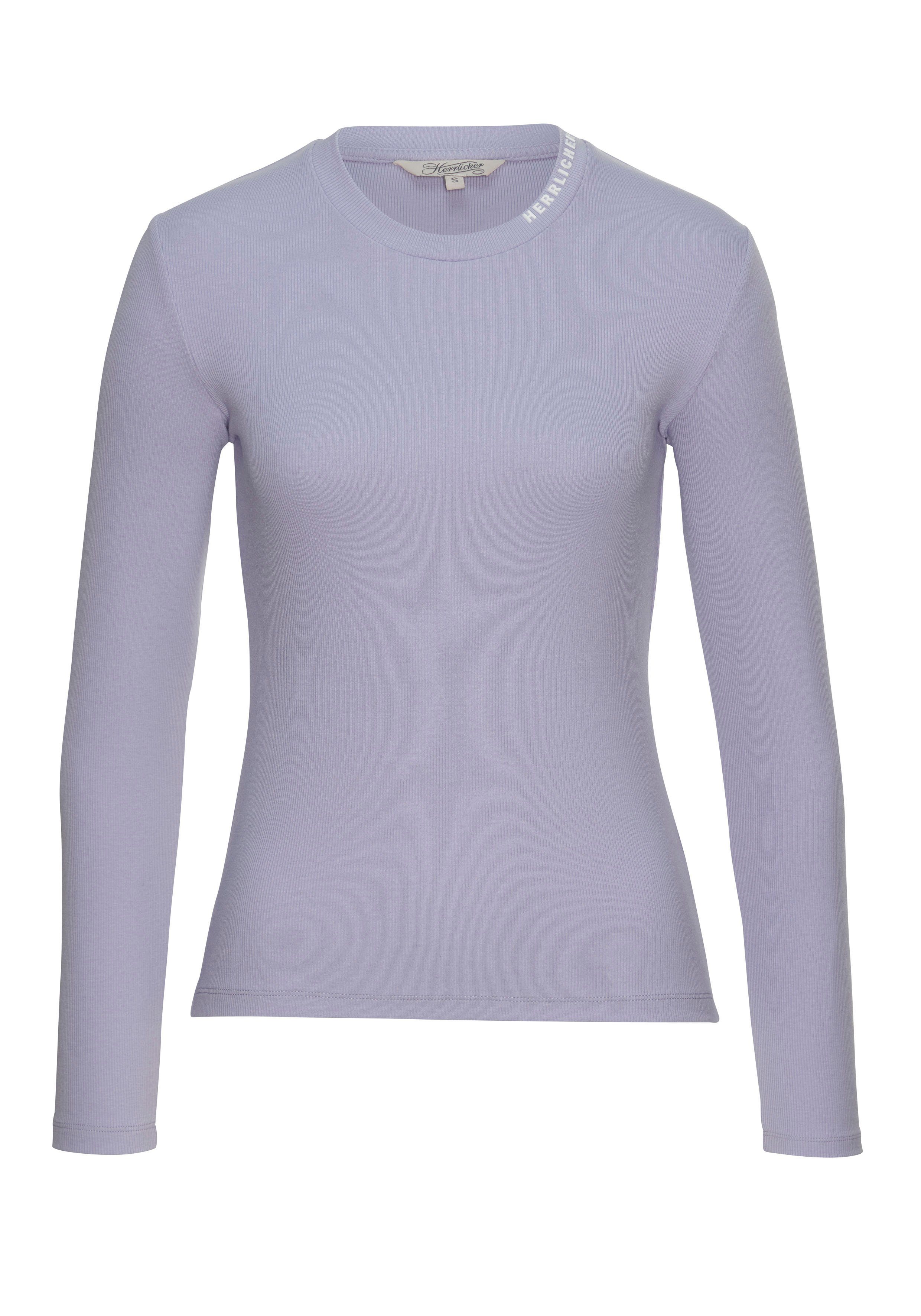 Herrlicher soft lilac Longsleeve