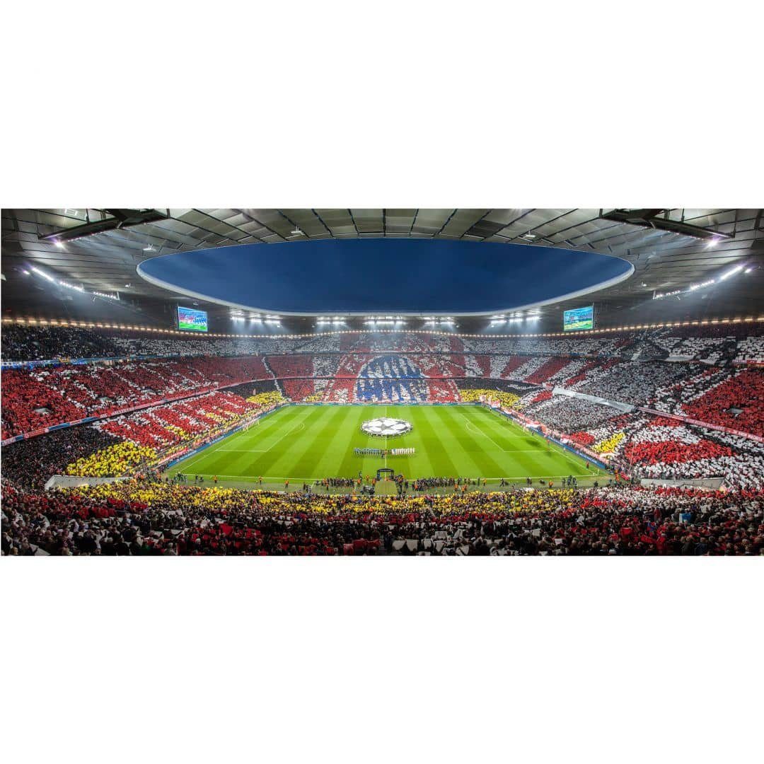 FC Bayern München Fototapete Große Fußball Fototapete FCB Vliestapete FC Bayern München Immer weiter, sportliche Wohnzimmer Tapete