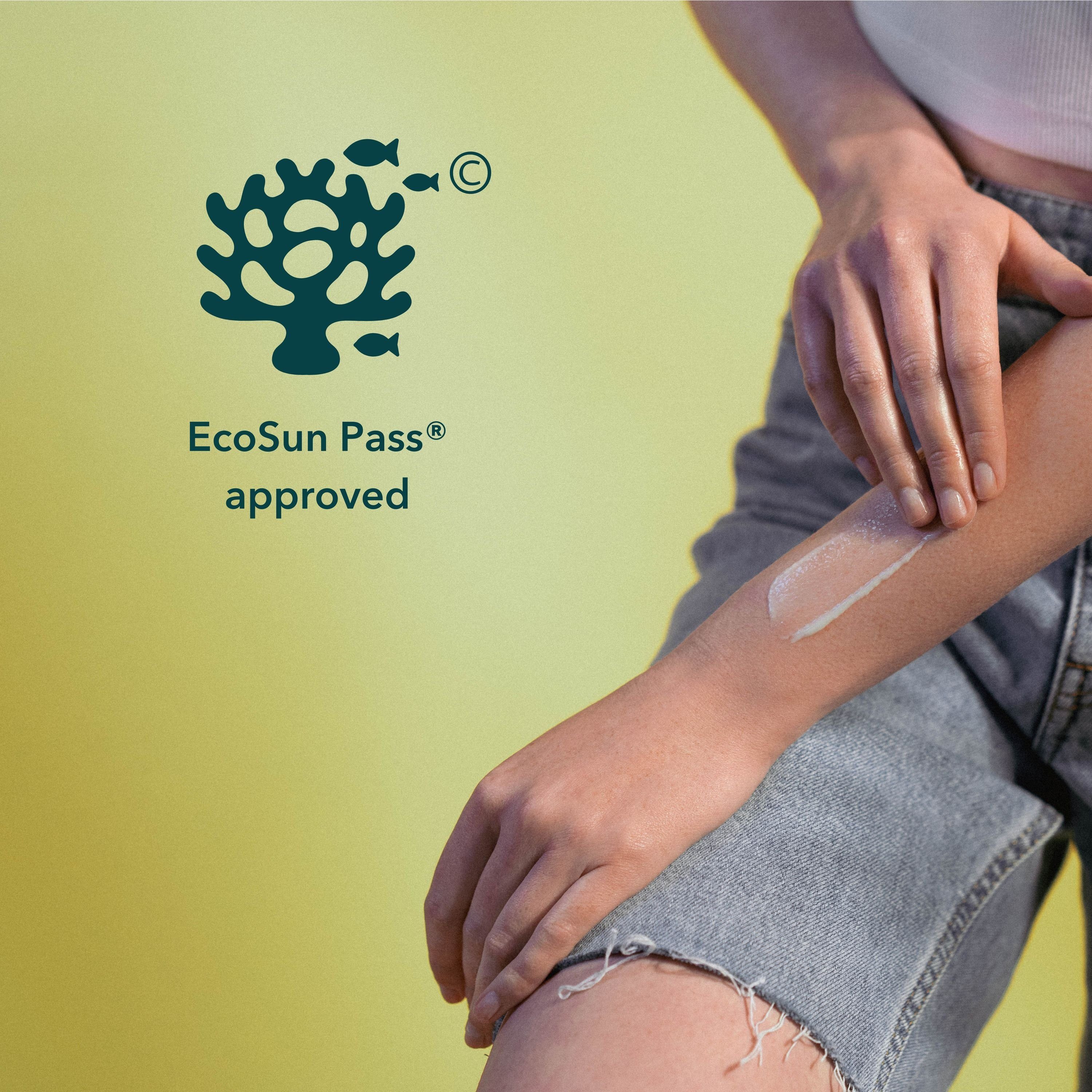 elio eco Nachfüllpack, LSF Sonnenschutzfluid Refill, einziehend schnell & Nachhaltig Hautverträglich, 50