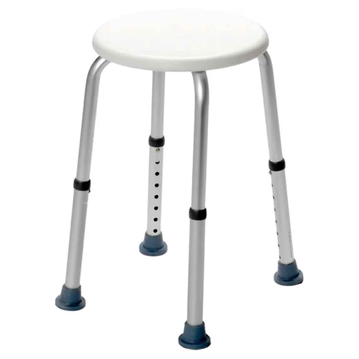 Drive Medical Duschhocker Drive Medical Dino Duschhocker höhenverstellbar weiß, höhenverstellbar, rutschhemmende Füße