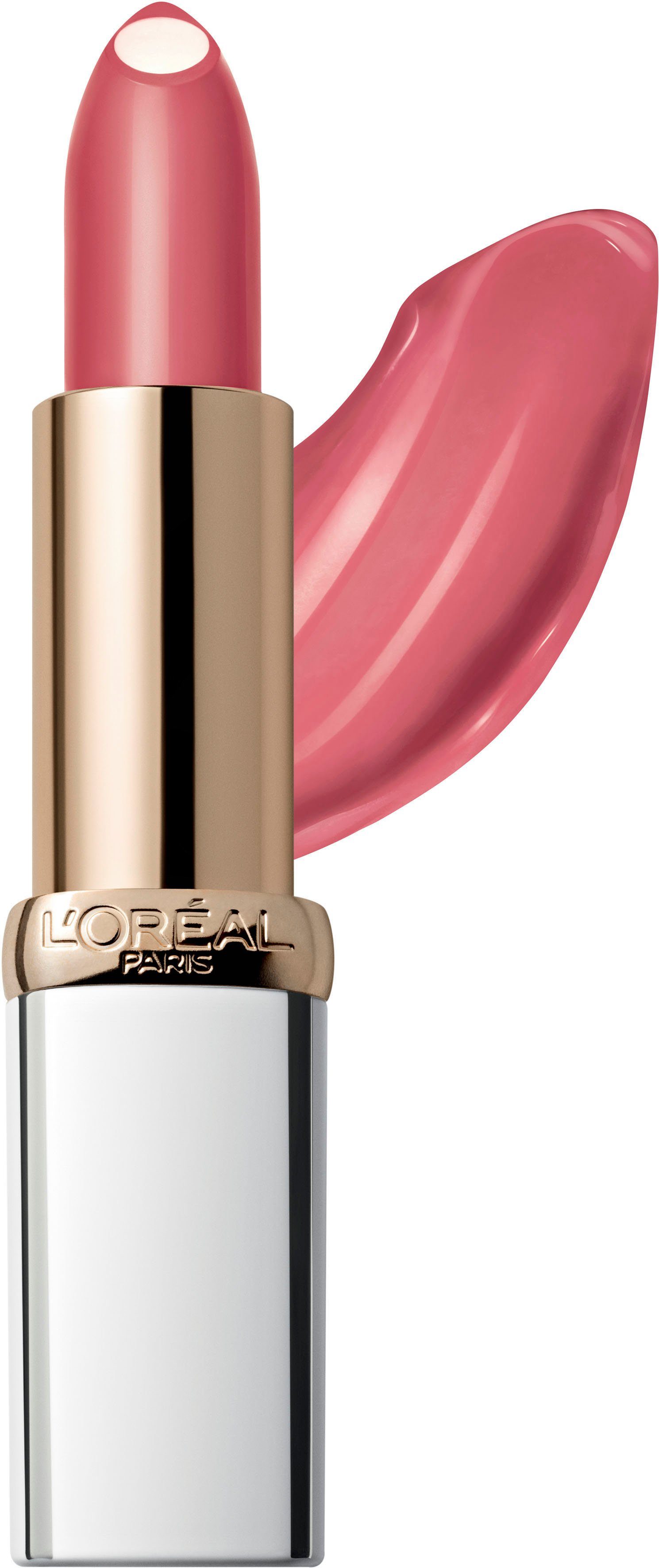 L'ORÉAL PARIS Lippenstift mit Charming Pflege-Kern Age Dust Perfect, 112 Pink feuchtigkeitsspendendem