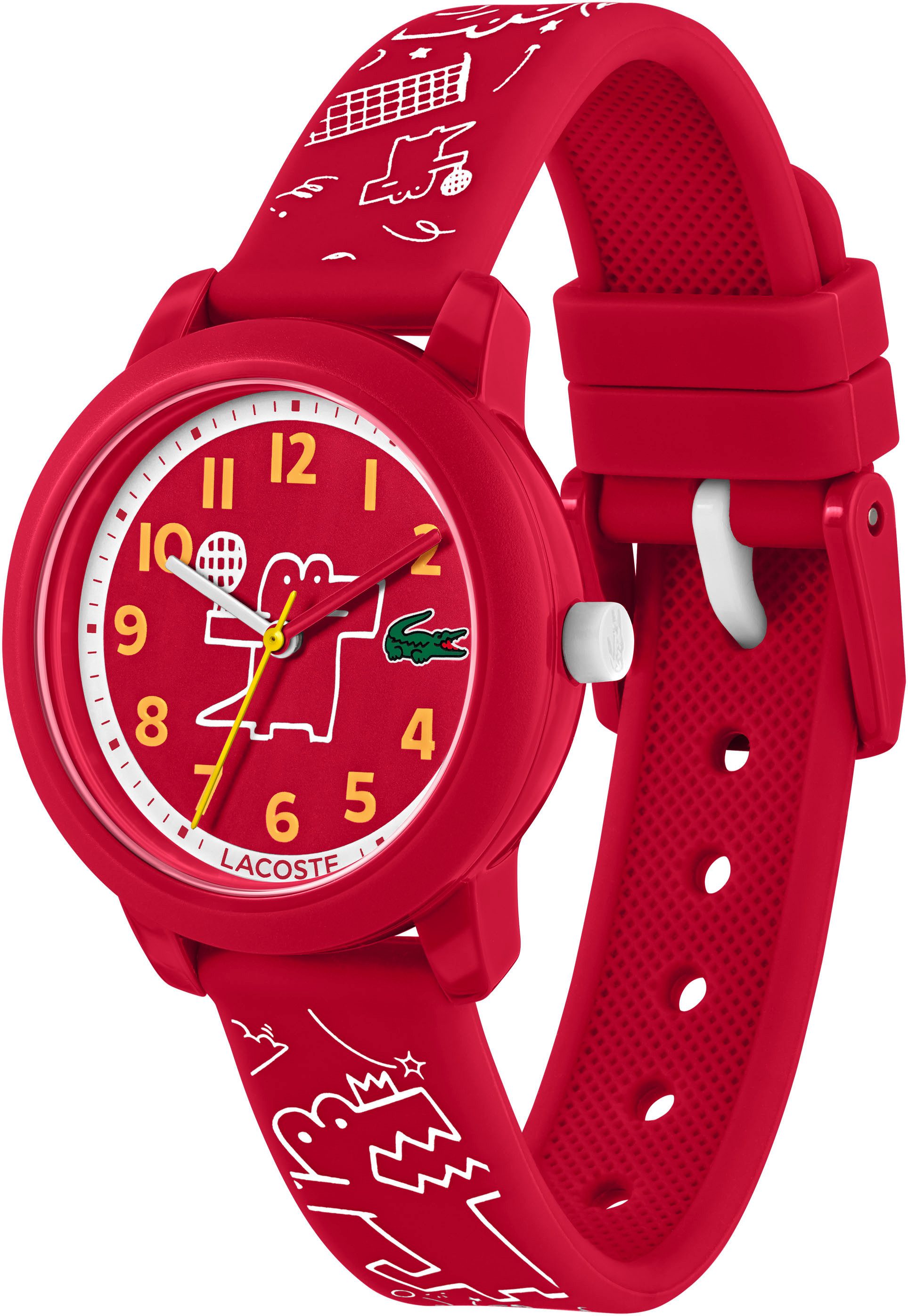 Lacoste Quarzuhr LACOSTE.12.12 KIDS 2030059, Armbanduhr, Kinderuhr, Mädchen, Jungen, ideal auch als Geschenk