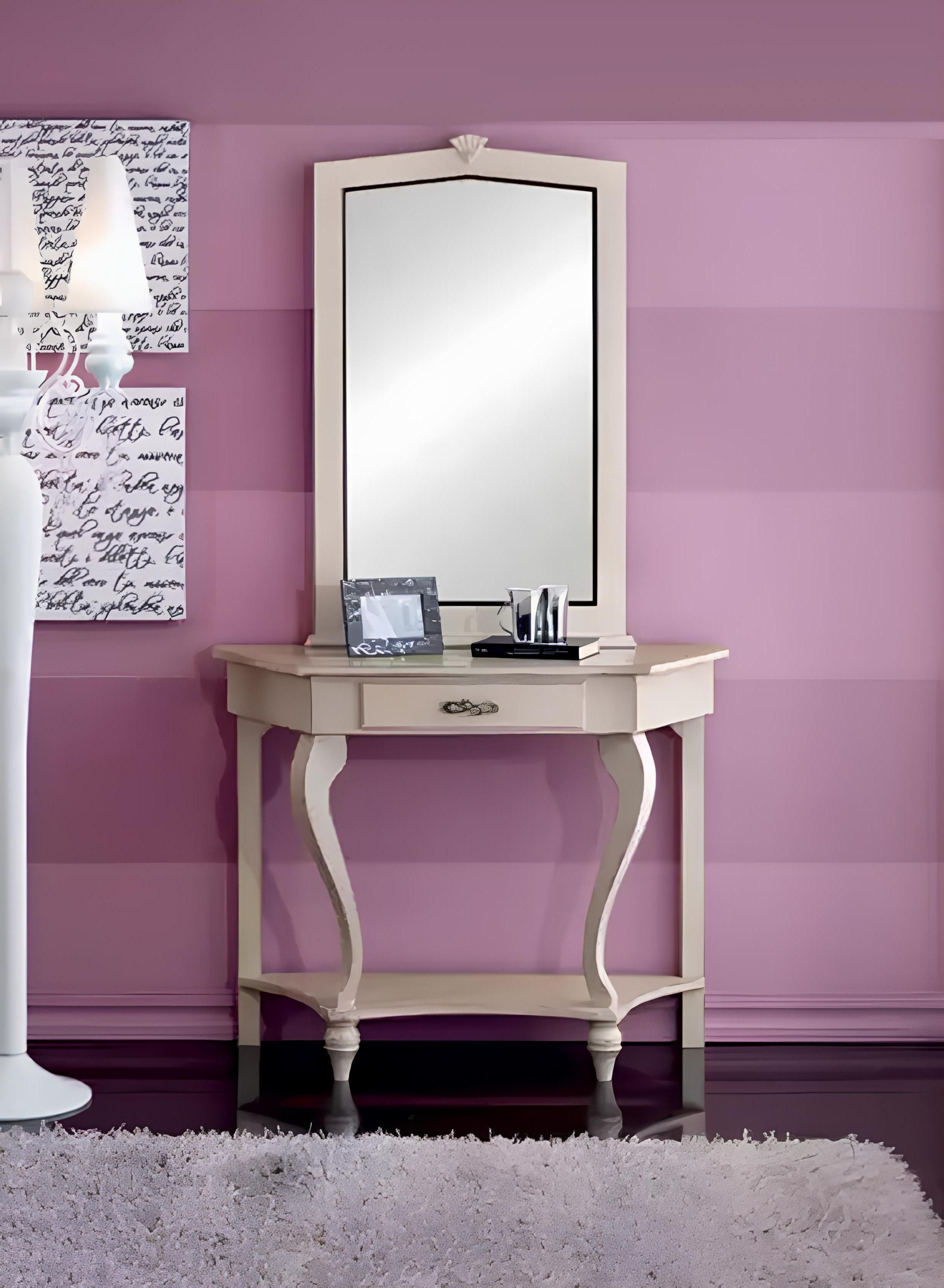 Xlmoebel Schminktisch Designer Schminktisch aus Holz mit Konsole und Sideboard-Schrank (Konsole), Hergestellt in Europa