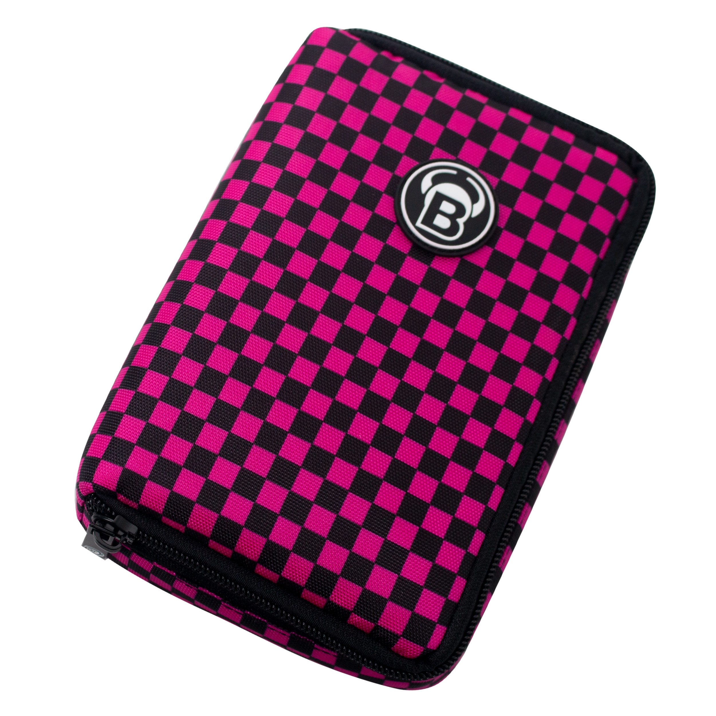 Dartpfeil Bull´s Darttasche TP Premium Case Pink Schwarz, 18x12x5cm