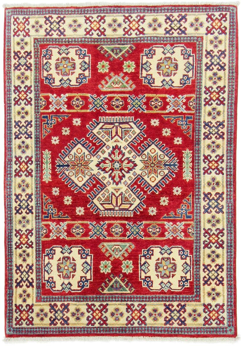 Orientteppich Kazak 101x146 Handgeknüpfter Orientteppich, Nain Trading, rechteckig, Höhe: 5 mm