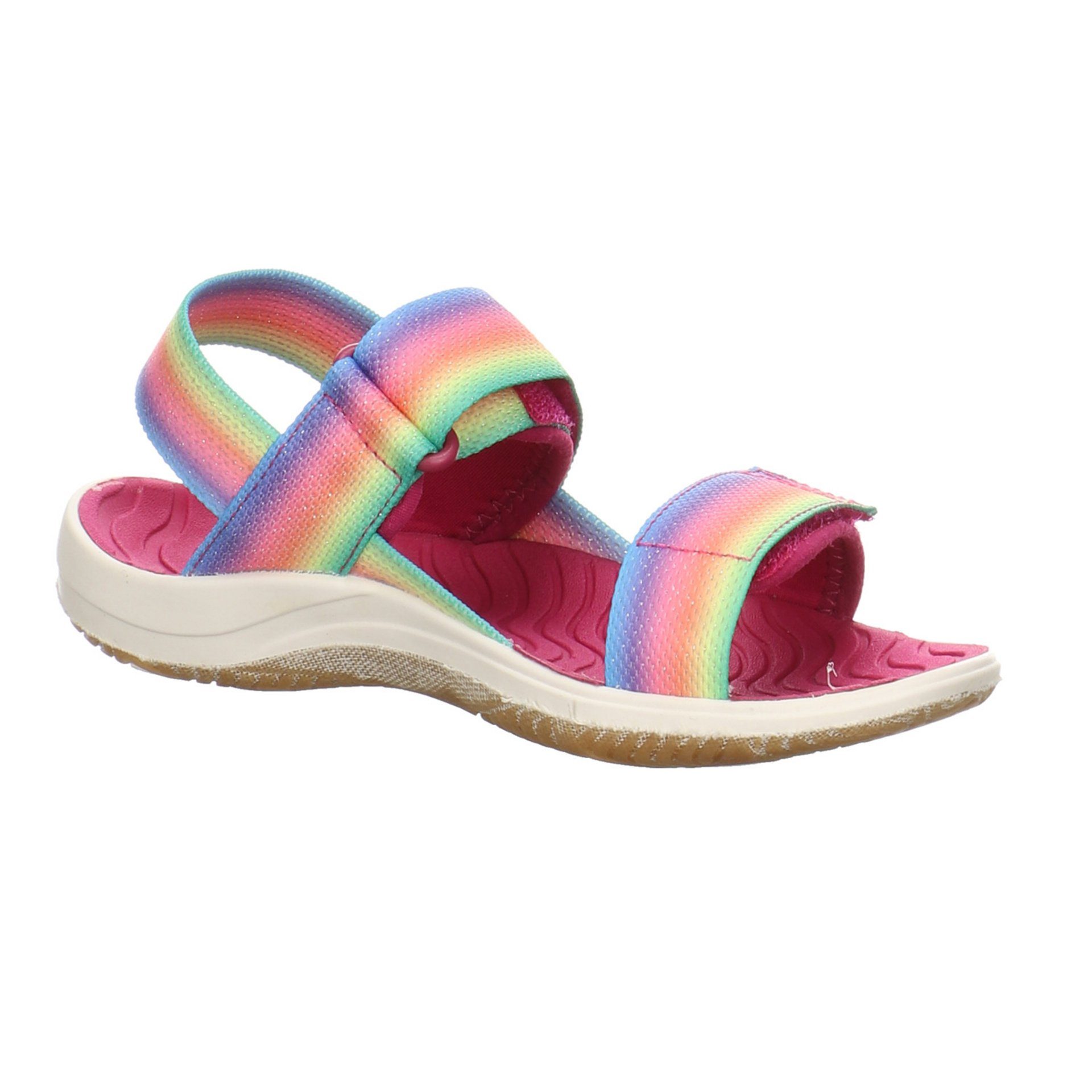 Sandalen Backstrap Elle Textil Mädchen rainbow/festival Sandale Keen Schuhe Sandale