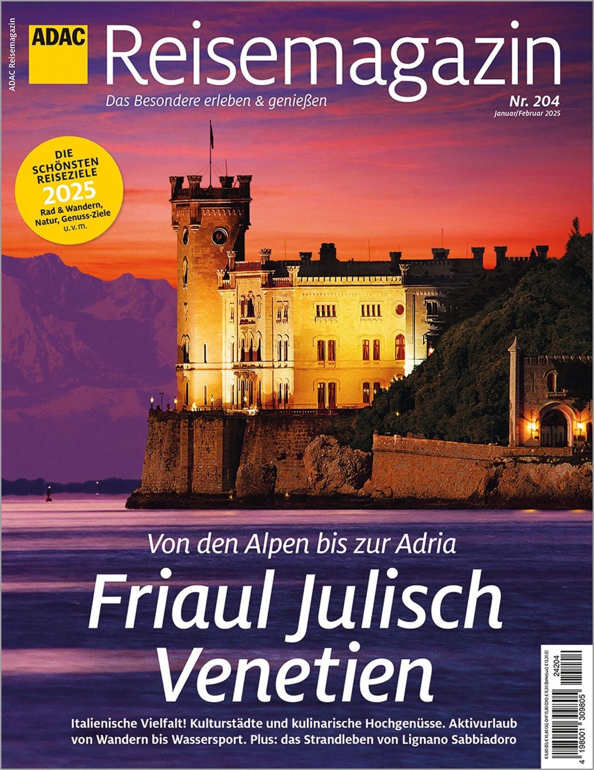 ADAC Reisemagazin mit Titelthema Friaul-Julisch-Venetien / diverse