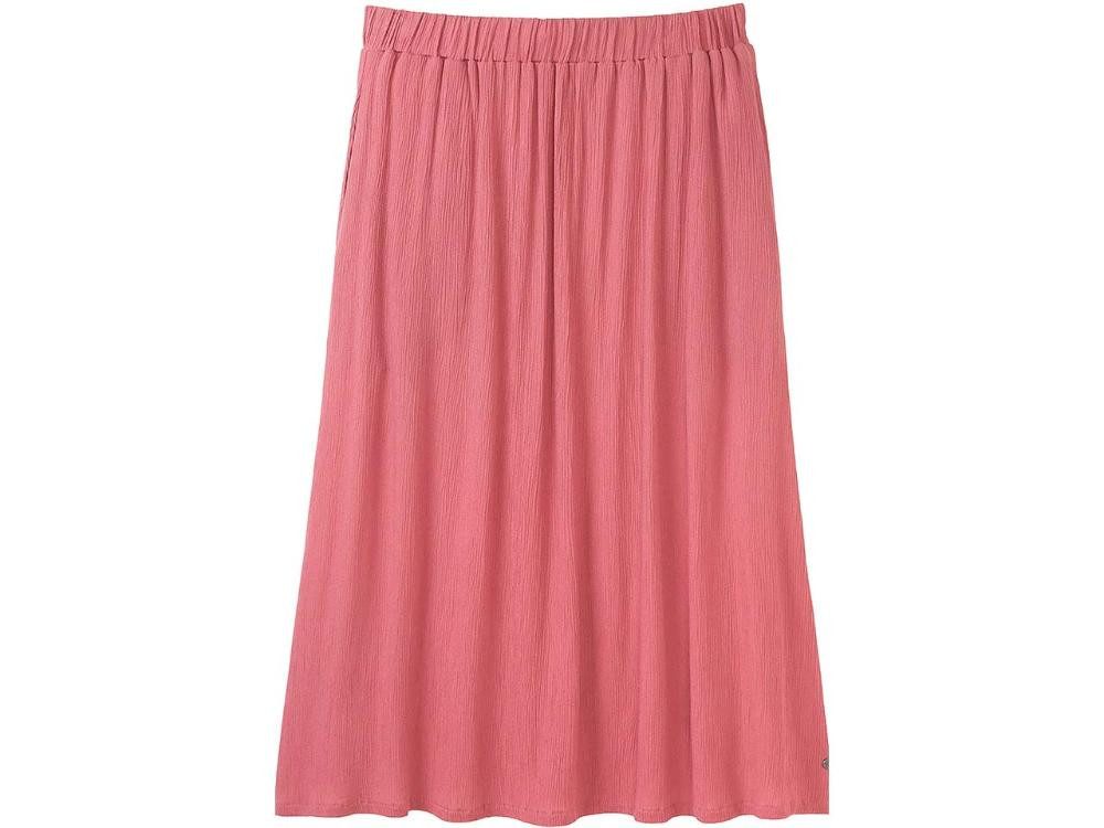 Tranquillo Sommerrock tranquillo Damen-Midi-Rock aus Crinkle-Viskose, mi
