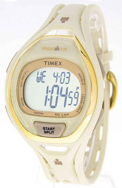 Timex® Ironman Digitaluhr Timex Ironman Sleek 50 TW5M06100 weiß gold