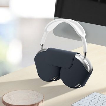kwmobile Kopfhörer-Schutzhülle Hülle für Apple AirPods Max Case aus Polyester, Kopfhörer Tasche Etui - Cover in Dunkelblau