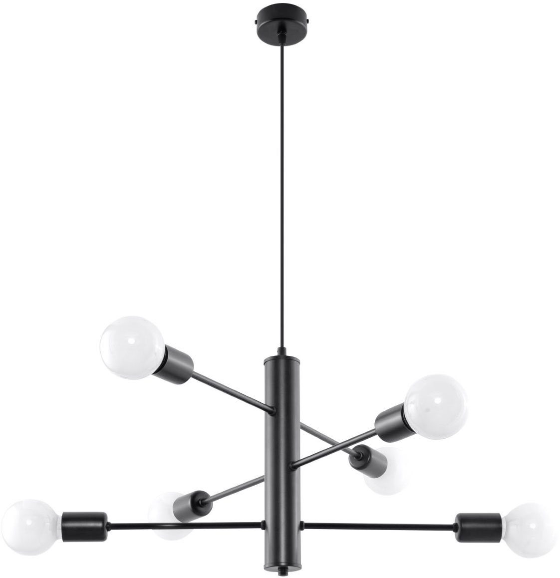 SOLLUX lighting Kronleuchter DUOMO, ohne Leuchtmittel, Slush -Einstellung