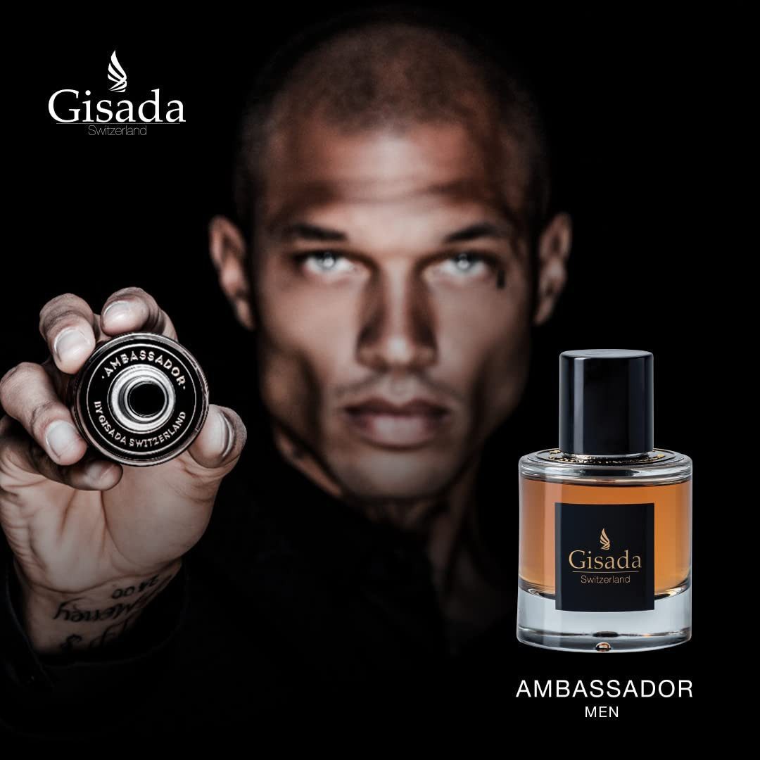 Gisada Eau de Parfum Ambassador Men, Glasflakon, Parfüm EDP, Herrenduft