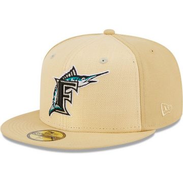 New Era Fitted Cap 59Fifty RAFFIA Florida Marlins