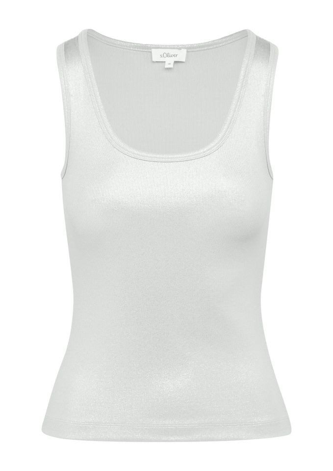 s.Oliver Shirttop - schimmerndes Top mit günstig online kaufen