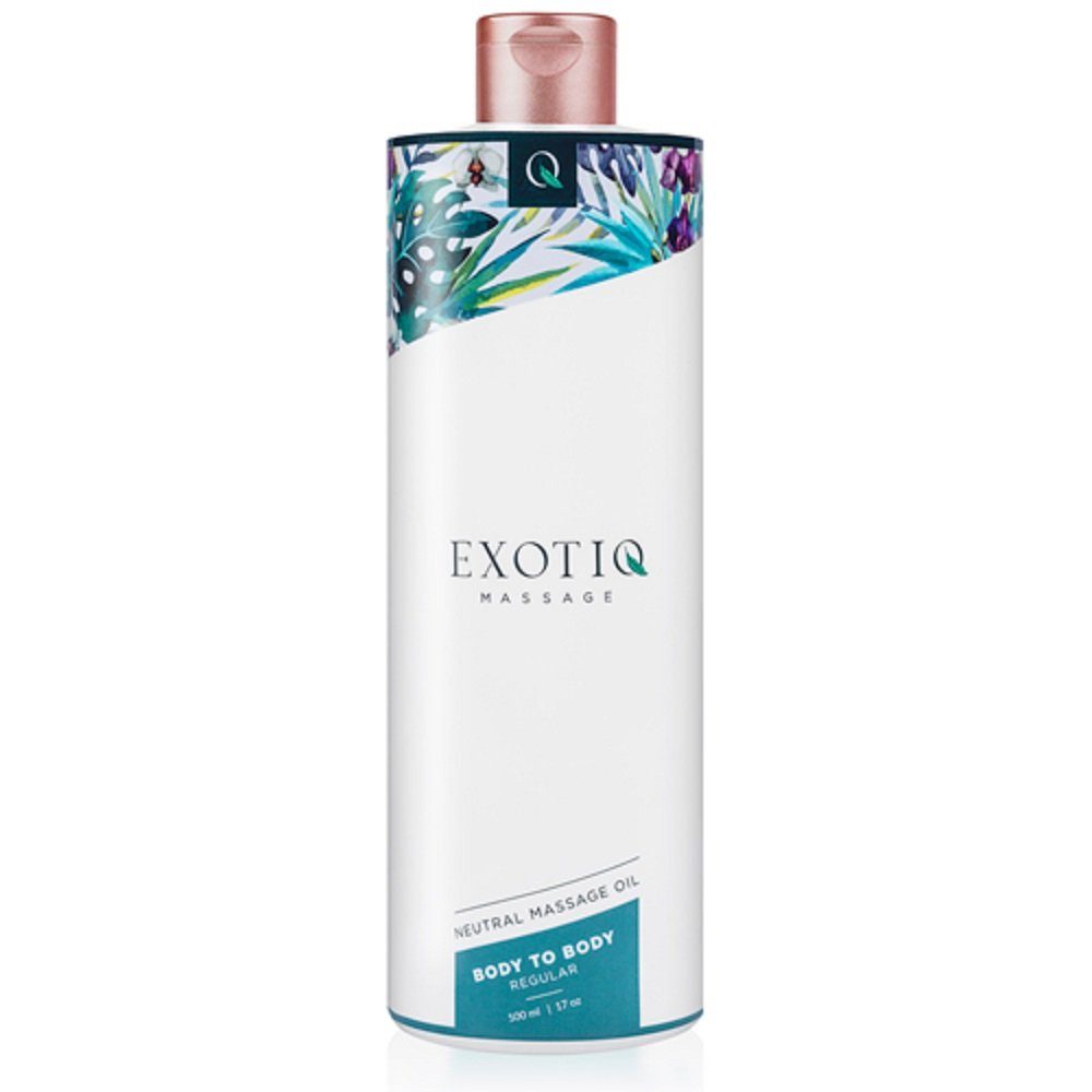 Exotiq Massageöl Body To Body Regular Flasche mit 500ml, 1-tlg., Körperöl für seidige Ganzkörpermassagen
