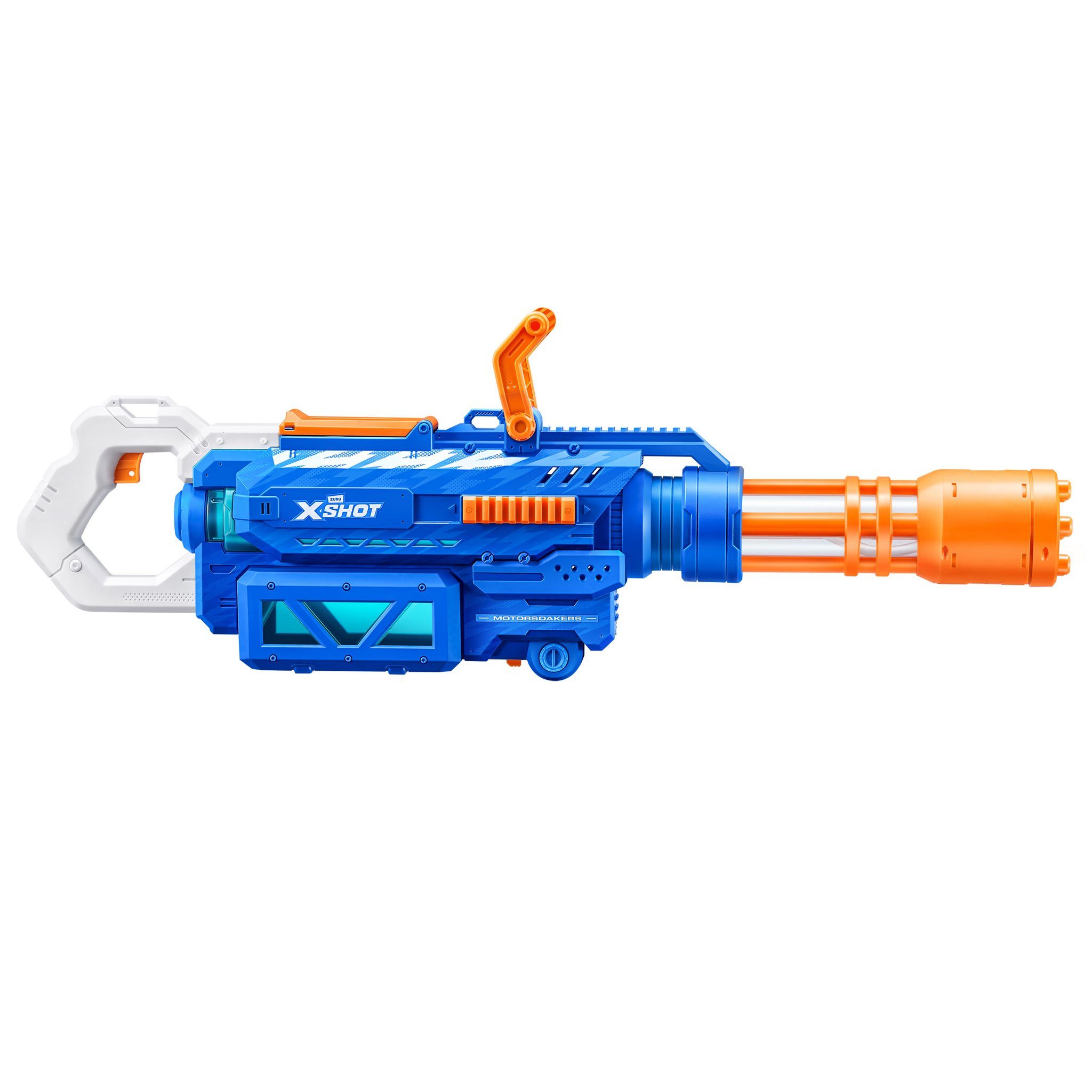 ZURU Wasserpistole X-Shot Water Motor Soakers Gatling Pulse, Vollautomatische Wasser Gatling mit Dreibein