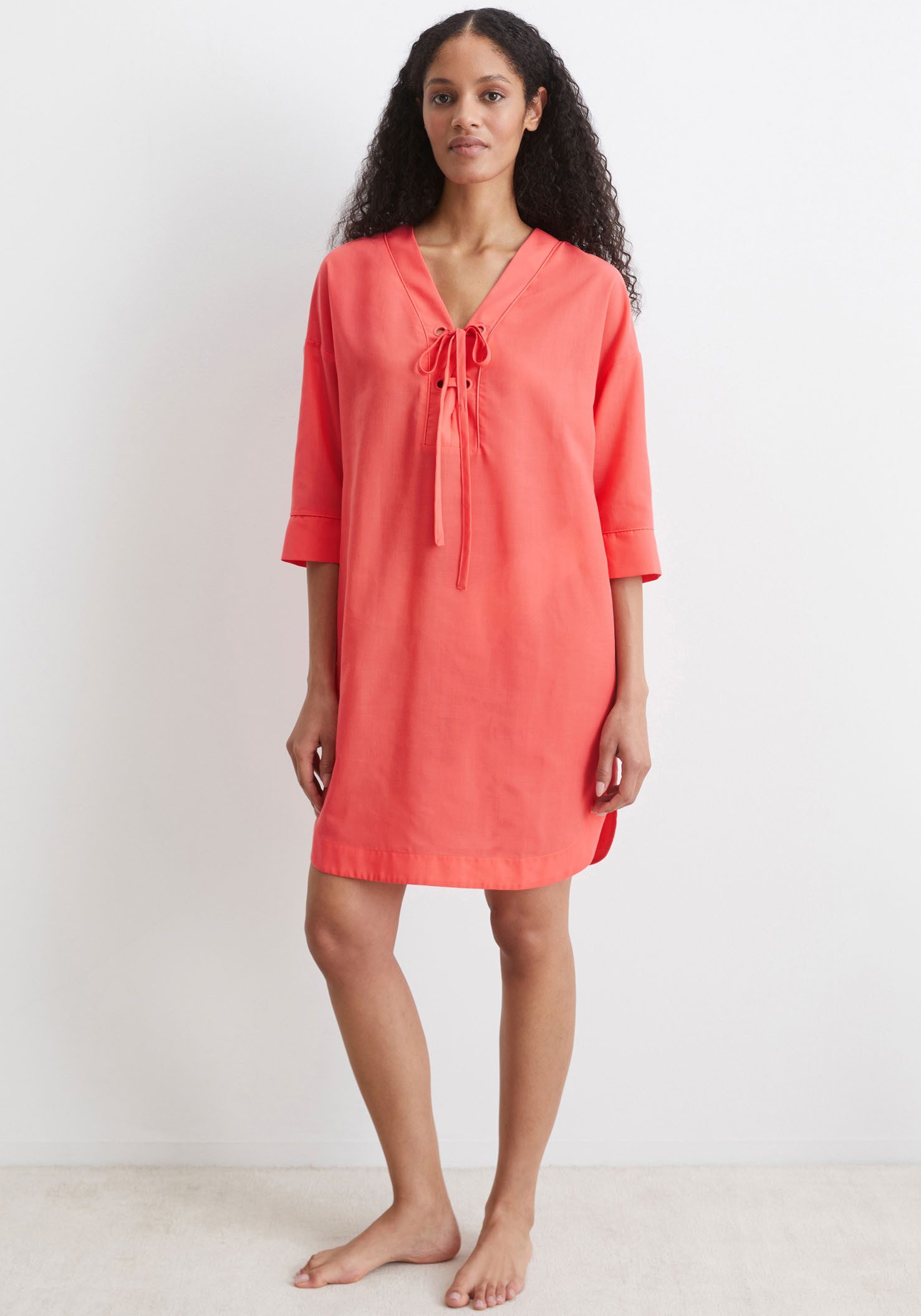 Marc O'Polo Strandkleid leichtes Tunikakleid, seitliche günstig online kaufen