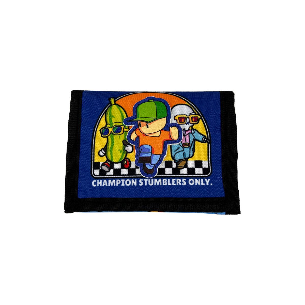 Stumble Guys Geldbörse Kinder Brieftasche Kartenfach Münzfach 10 cm (Packung)