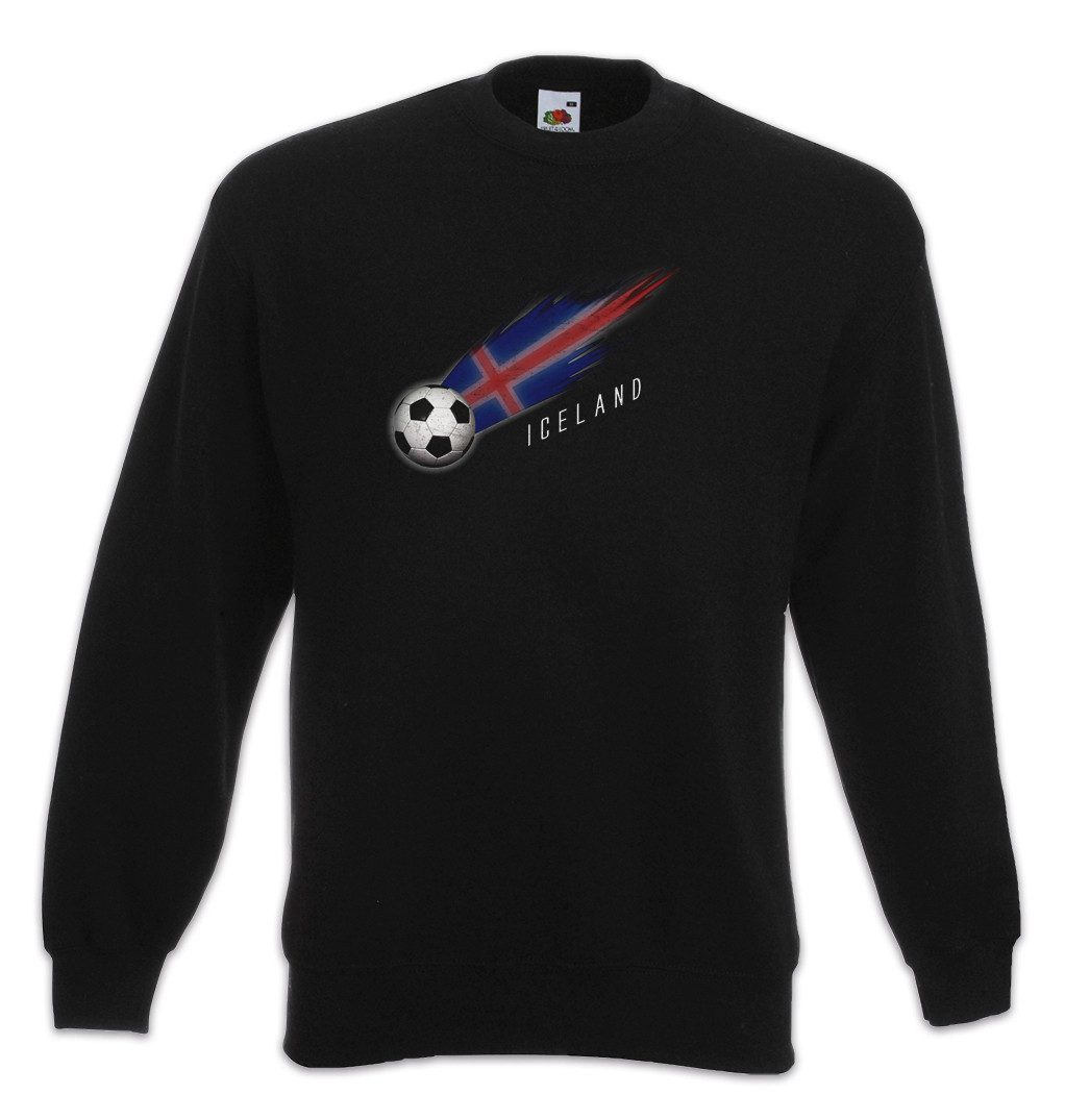 Sweatshirt Iceland Football Comet I Sweatshirt Island Isländisch Isländische