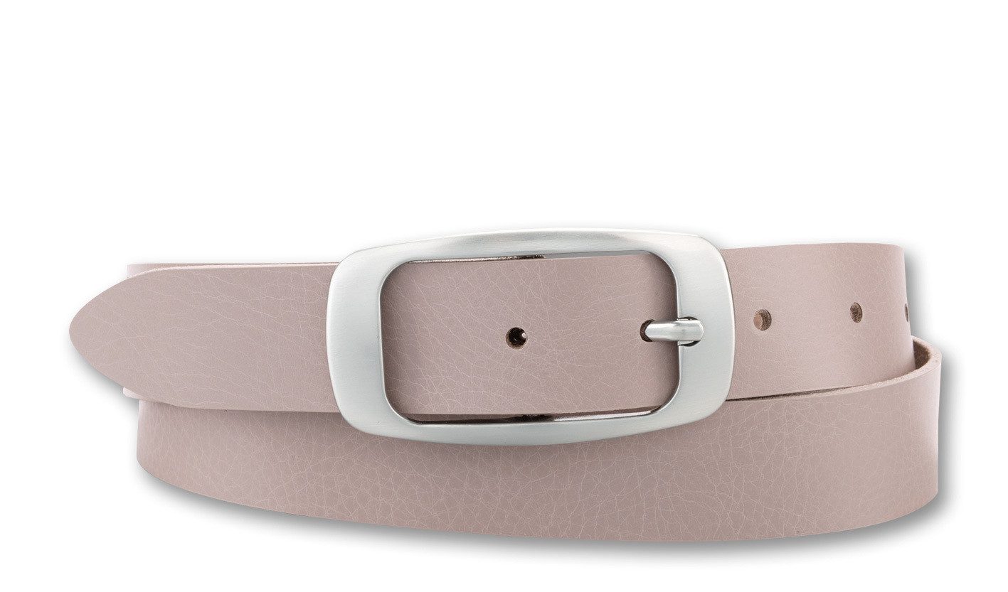 BERND GÖTZ Ledergürtel Ledergürtel mit abgerundeter Rechteckschließe