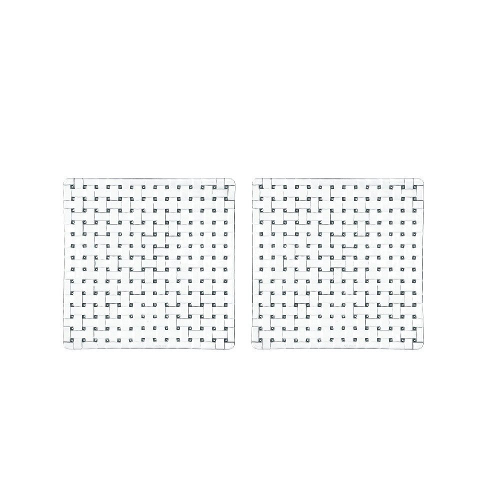 Nachtmann Frühstücksteller Nachtmann Bossa Nova Platte Quadratisch 21 cm 2er Set