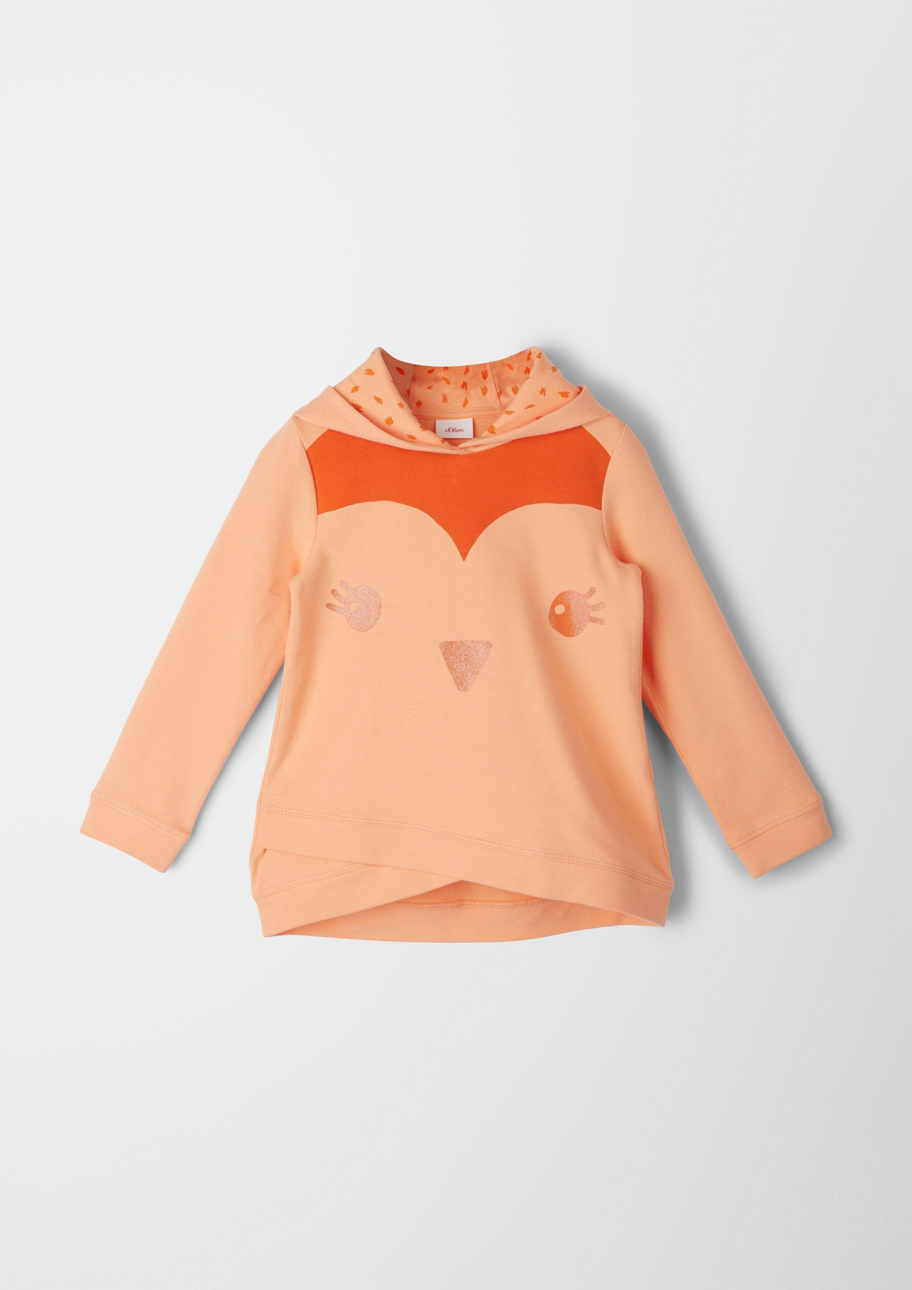 s.Oliver Sweatshirt Sweatshirt mit Layering-Detail Layering mango