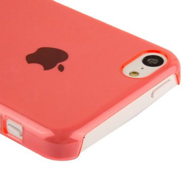 König Design Handyhülle Apple iPhone 5c, Apple iPhone 5c Handyhülle Backcover Rot