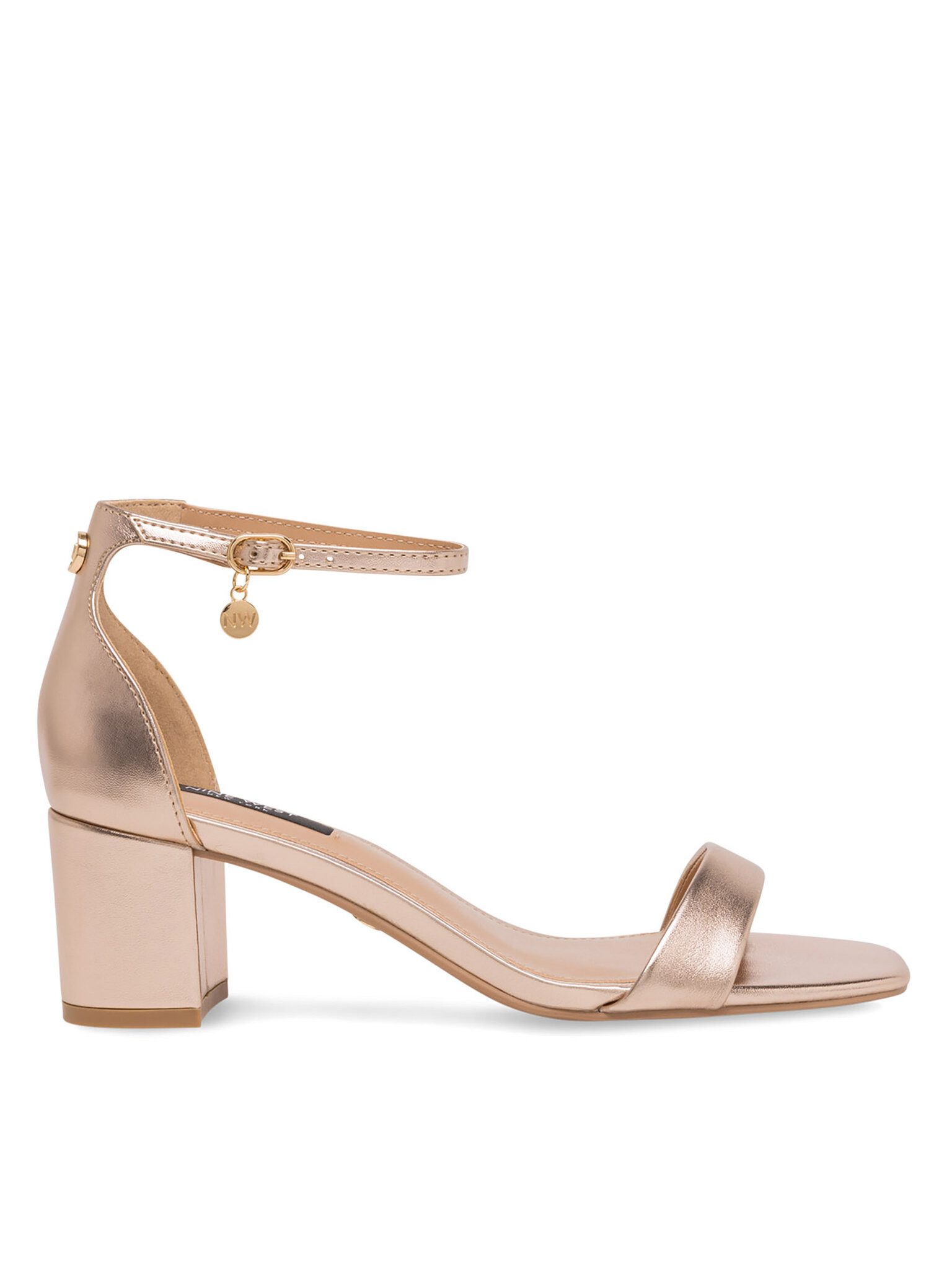 Nine West Sandalen WFA2625-1 Goldfarben Sandale günstig online kaufen