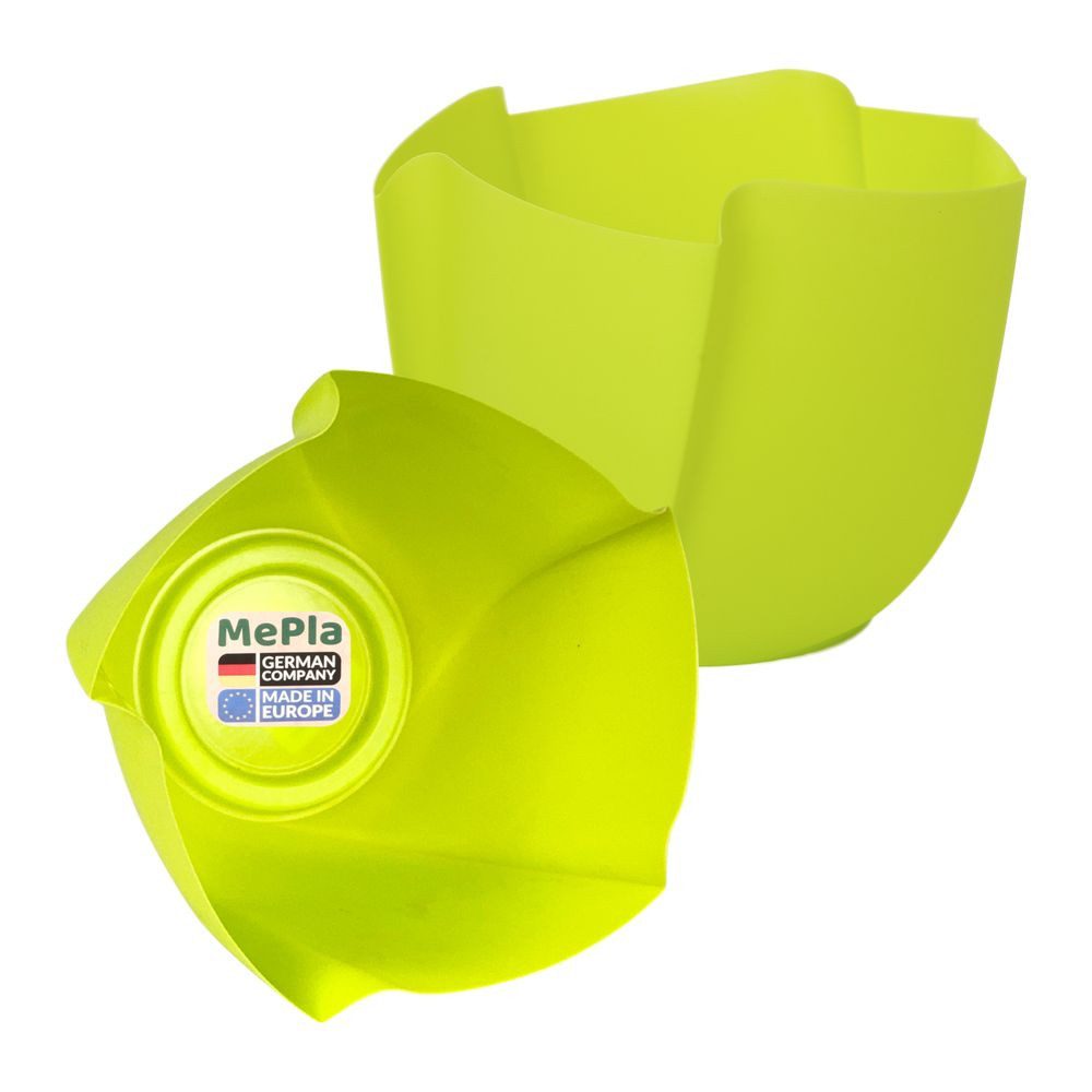 Heimwerkercenter Übertopf MePla - 5 Stück - Dekotopf Twister ø14 - Kiwi